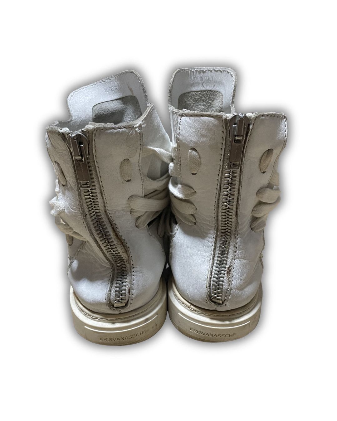Kris Van Assche Kris Van Assche White Multi Laces Sneakers Size US 8 / EU 41 - 5 Thumbnail