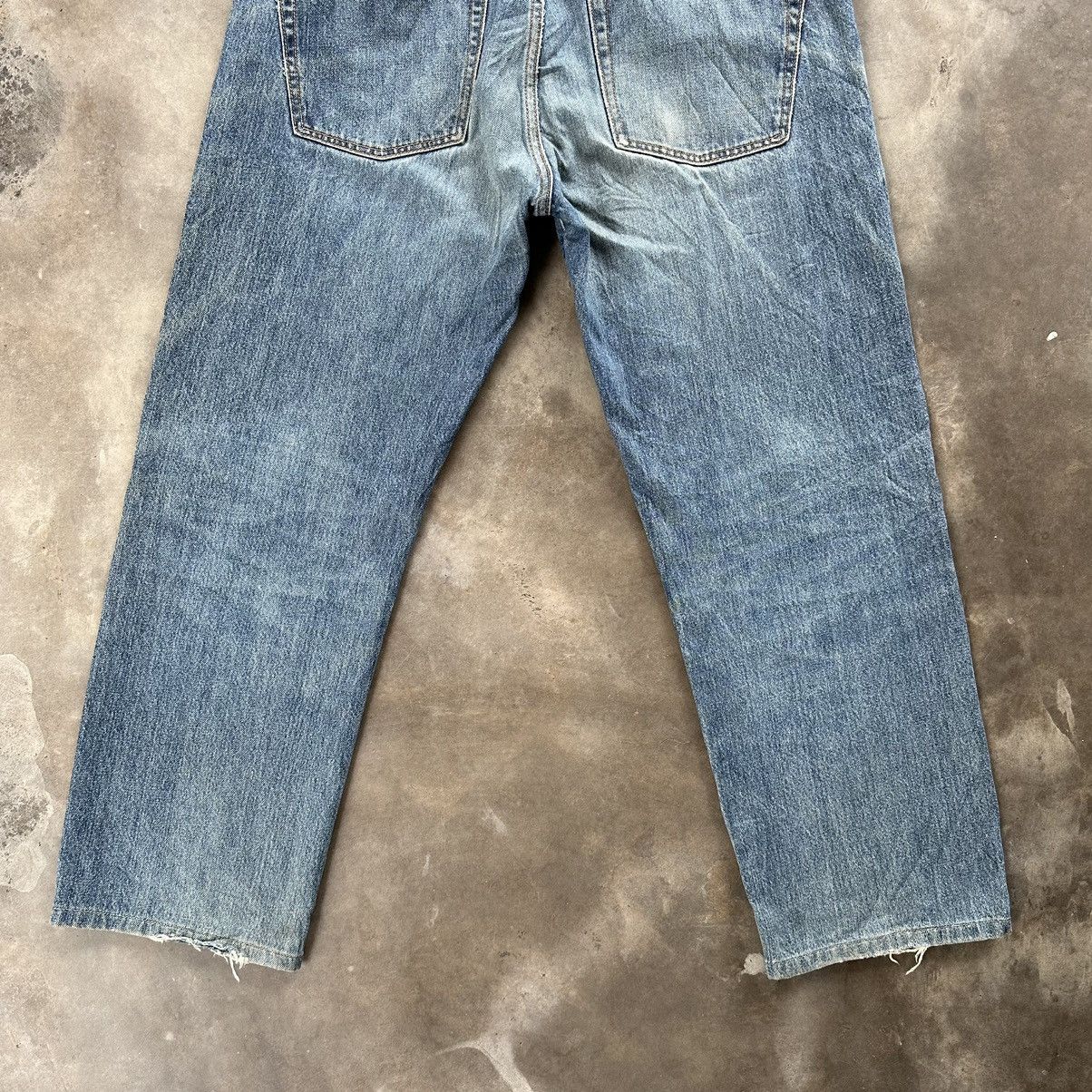 Japanese Brand Vintage Japanese Raw Faded Denim Jean Made In Japan Size 36 Size US 36 / EU 52 - 10 Thumbnail