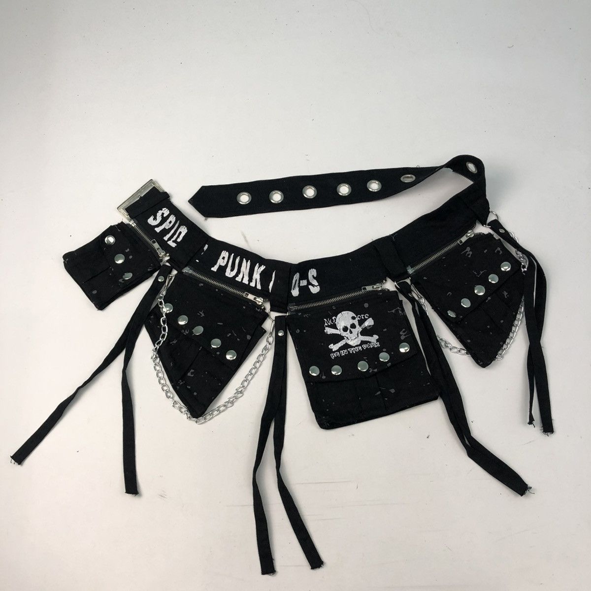 Japanese Brand ‼️YES‼️ RARE BLOOD STORM SKULLS WAIST BAG Size ONE SIZE - 1 Thumbnail