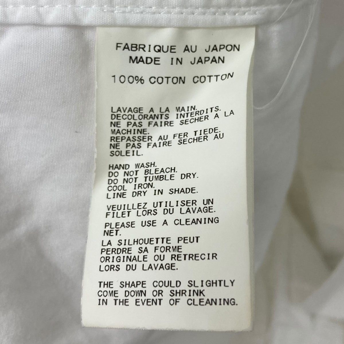 Yohji Yamamoto yohji yamamoto Long -sleeved shirt Size US S / EU 44-46 / 1 - 8 Thumbnail