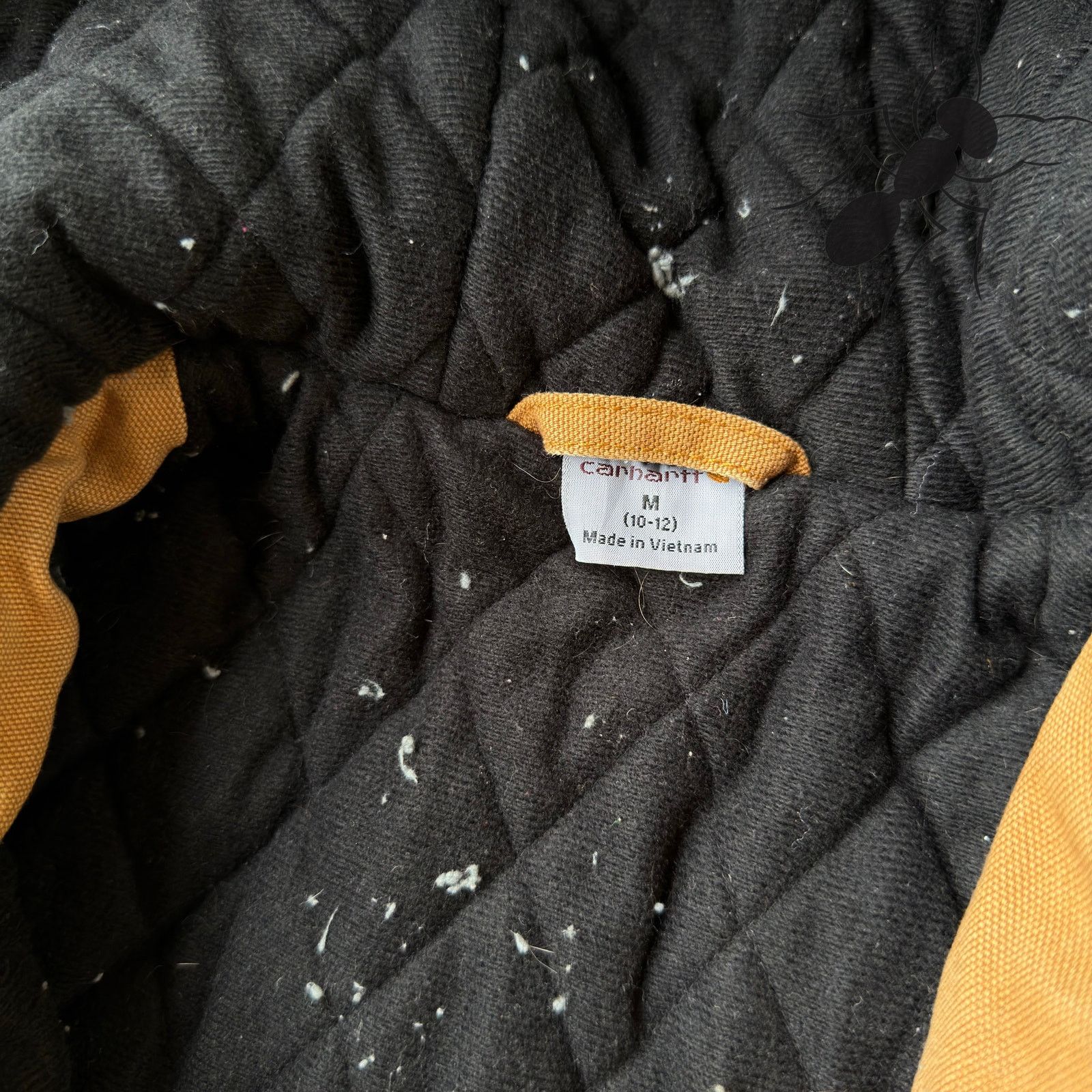 Carhartt × Vintage Carhartt YOUTH brown hooded work wear jacket Size US XS / EU 42 / 0 - 5 Thumbnail