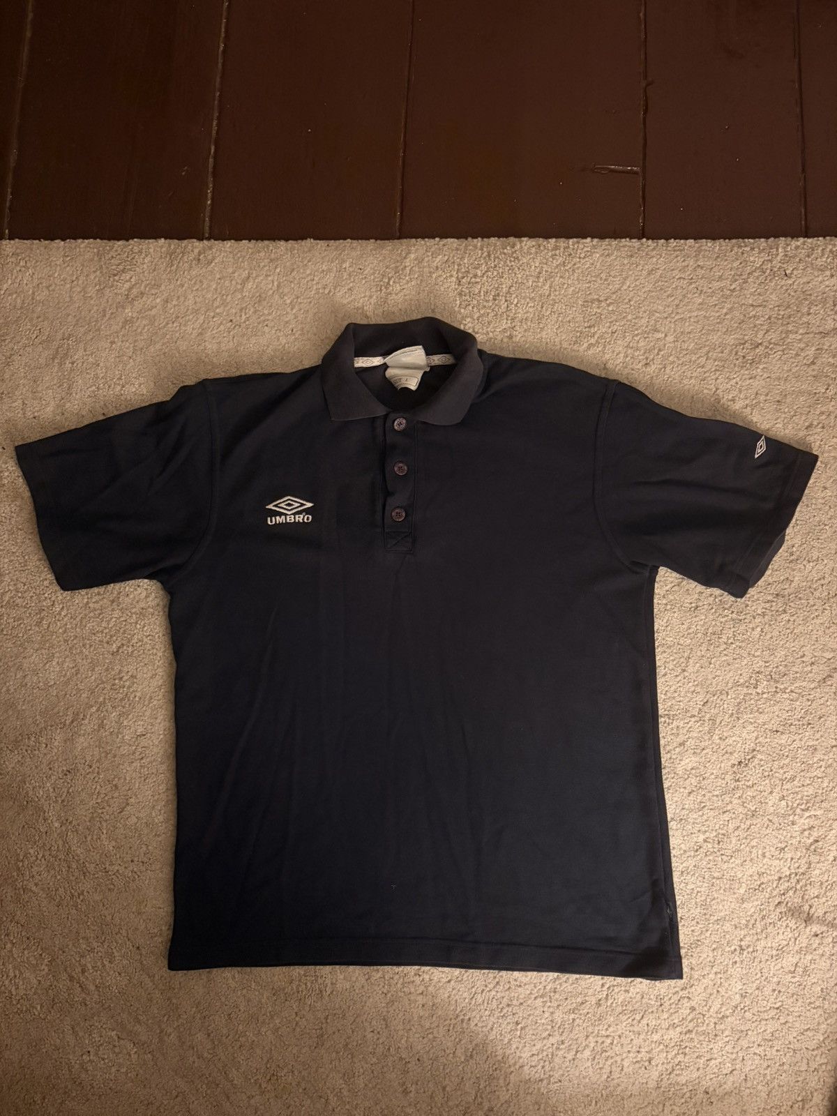 Umbro Umbro Polo Shirt Dark Navy Size US L / EU 52-54 / 3 - 1 Thumbnail