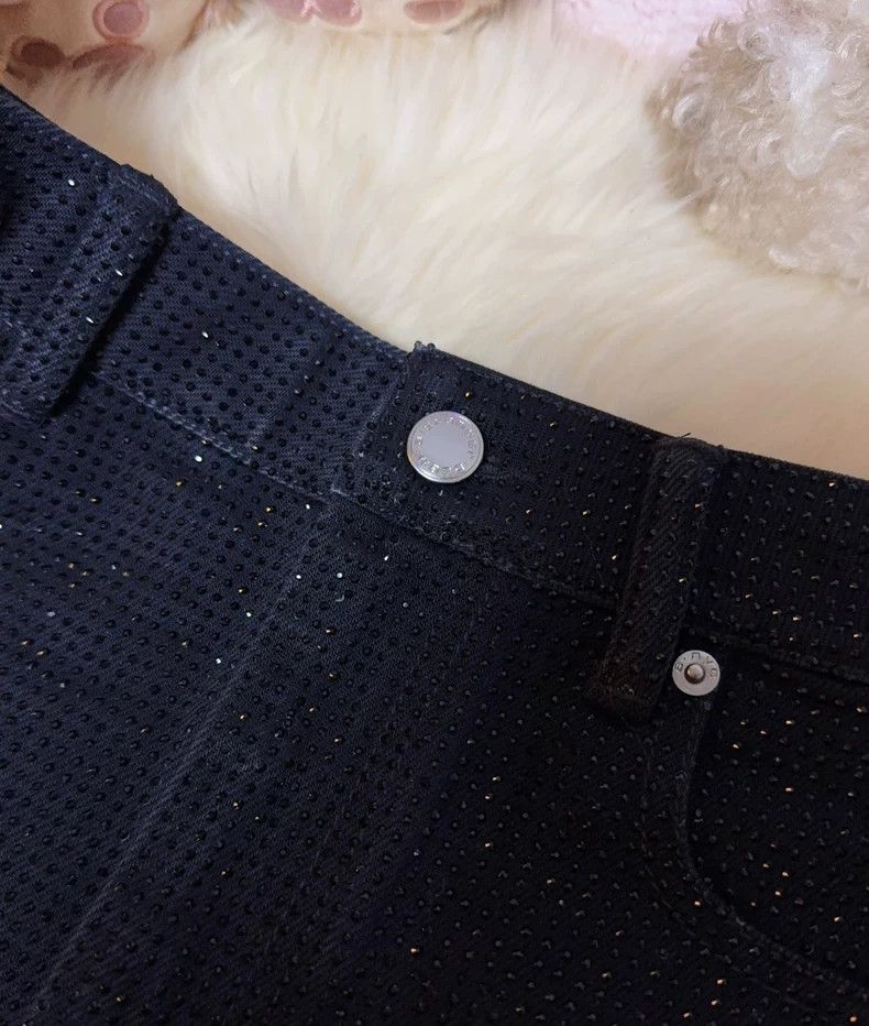 Alexander Wang Alexander Wang Black Rhinestone Shorts- Size 28" / US 6 / IT 42 - 5 Thumbnail