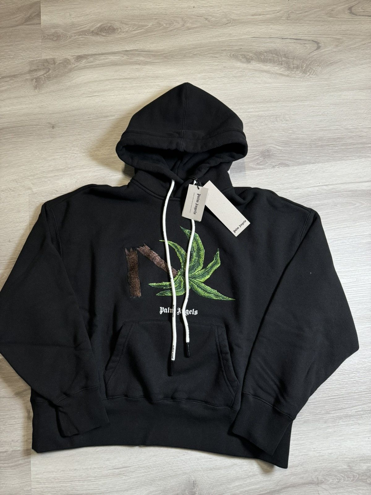 Palm Angels Palm Angels Broken Palm Tree Hoodie | Grailed