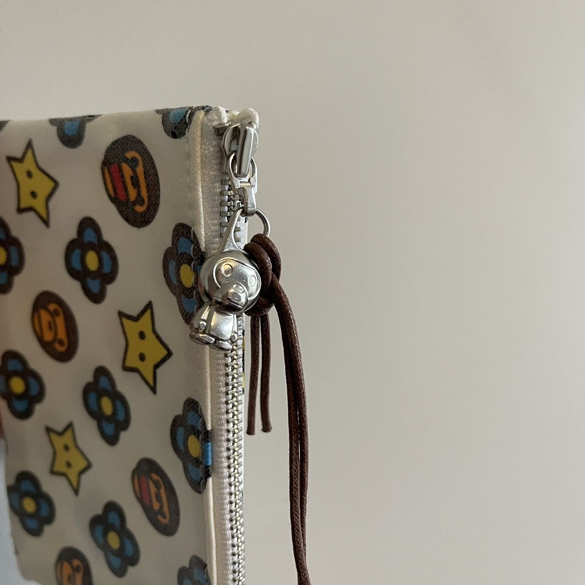 Bape BUNDLE OG Baby Milo Monogram Waxed Tote + Mini Pouch DSWT Size ONE SIZE - 13 Thumbnail