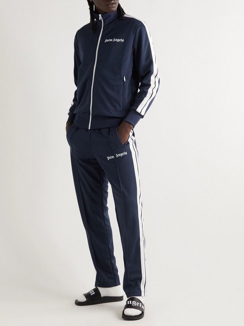 Palm Angels Palm Angels Navy Striped Joggers Size US 30 / EU 46 - 2 Thumbnail