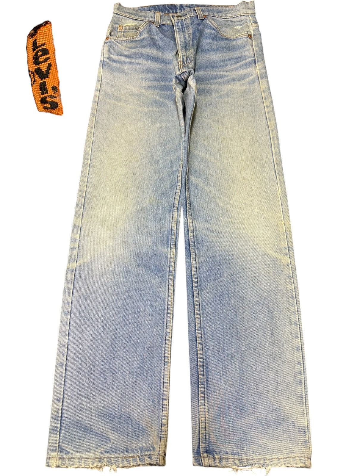 Levi's Vintage 90s Levis 505 Orange Tab Mud Wash Distressed Jeans Size US 28 / EU 44 - 1 Thumbnail