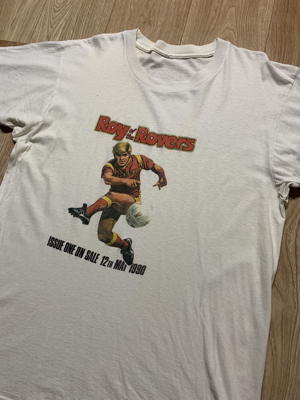 Vintage Rare Vintage Roy of the Rovers Football Comics T-Shirt Size US XL / EU 56 / 4 - 2 Thumbnail