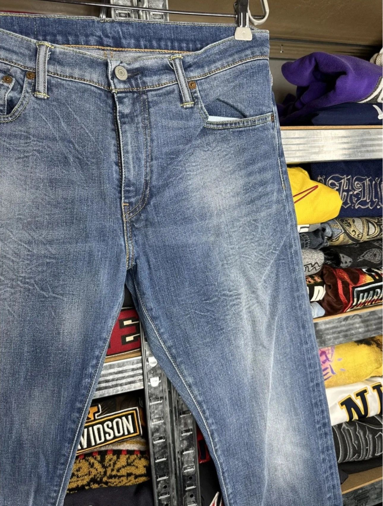 Levi's Levi’s 504 Regular Straight Jeans W32 L32 - Medium Wash Size US 32 / EU 48 - 8 Thumbnail