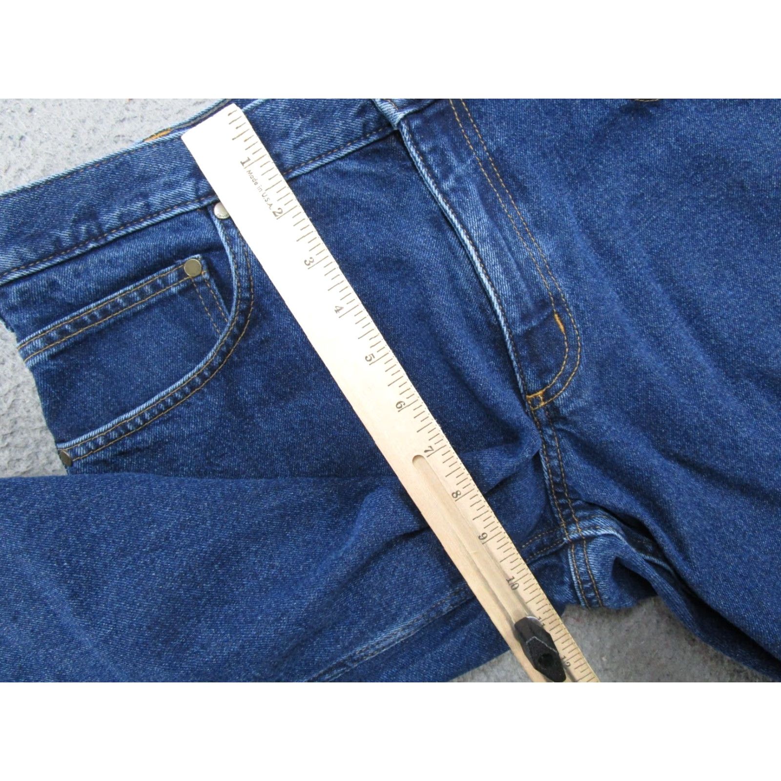 Carhartt Carhartt Relaxed Fit Jeans Mens 32x32 Denim 5-Pocket Blue Straight Workwear BD4943-M Size US 32 / EU 48 - 7 Thumbnail