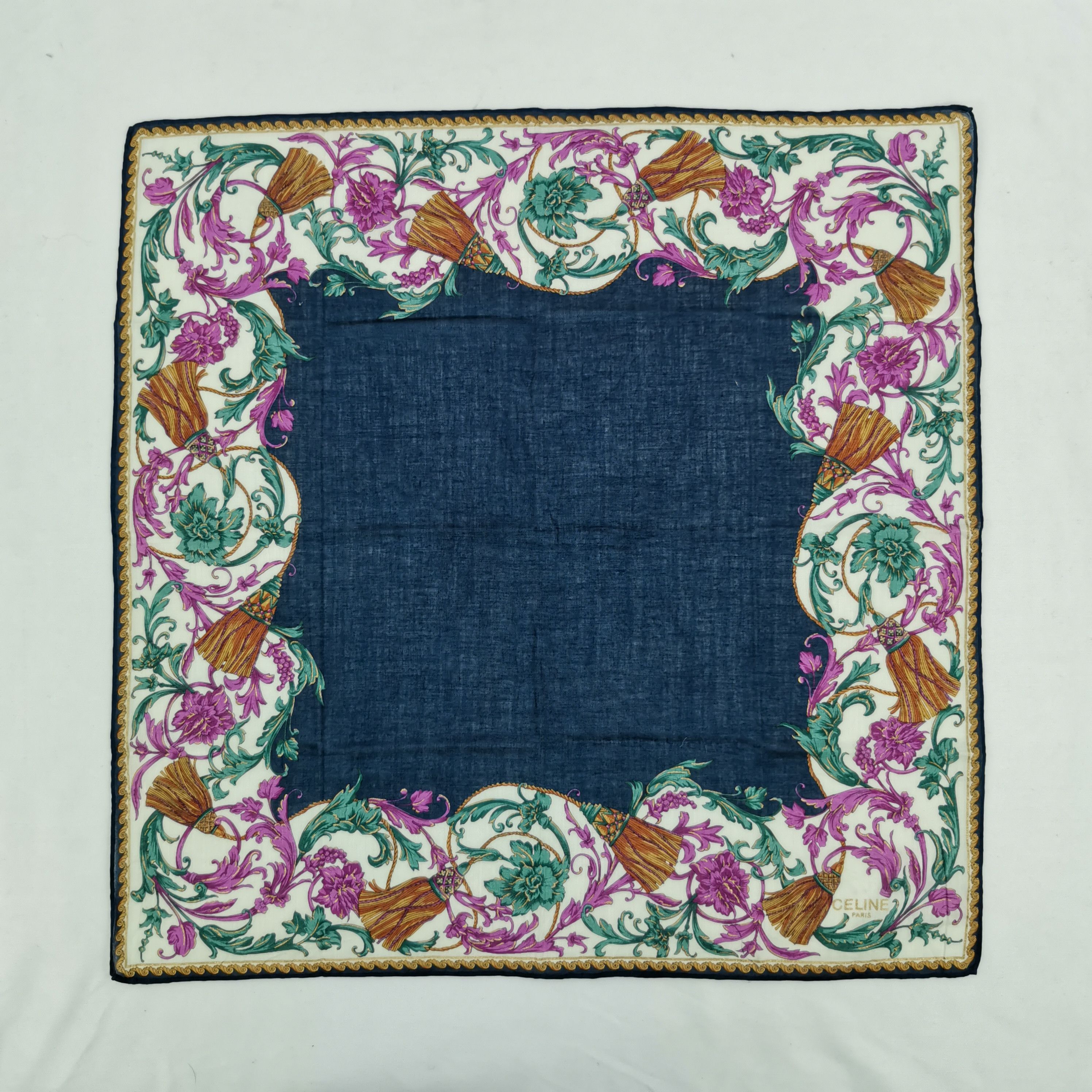 Celine Vintage Celine Handkerchief Neckerchief Bandana Size ONE SIZE - 2 Thumbnail