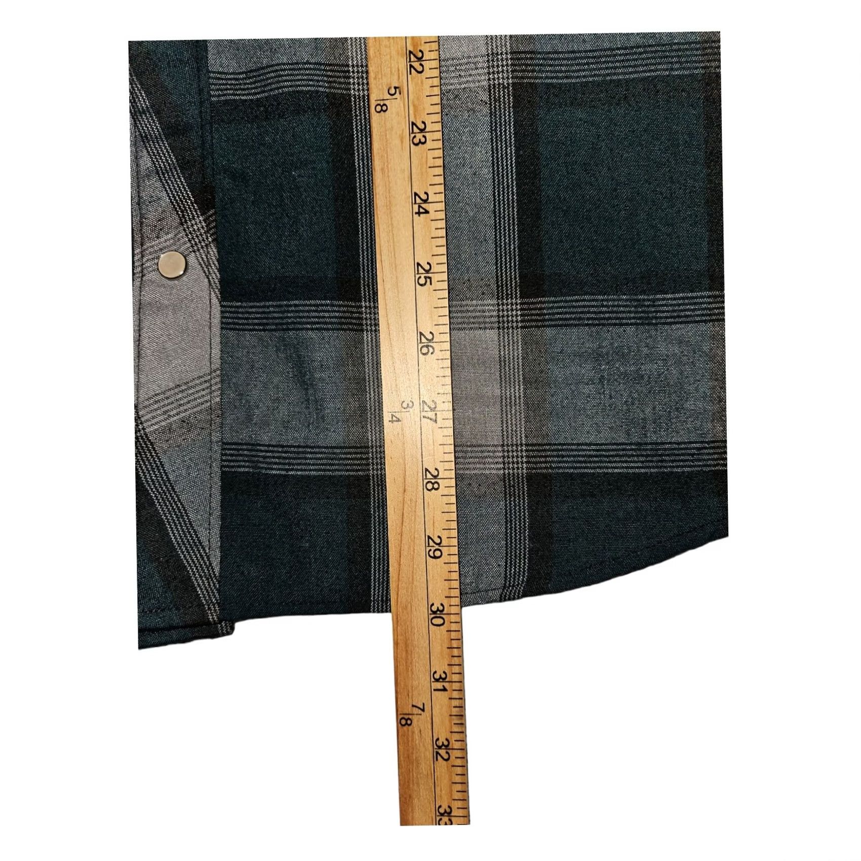 Vintage Rodeo Western Shirt Long Sleeve Men's XL Green Plaid Cowboy Classic Snap Size US XL / EU 56 / 4 - 4 Thumbnail