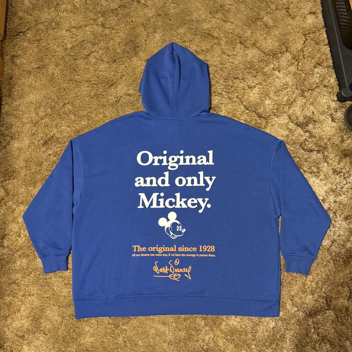 Primark Walt Disney Mickey Mouse Hoodie Blue Large Size US L / EU 52-54 / 3 - 3 Thumbnail