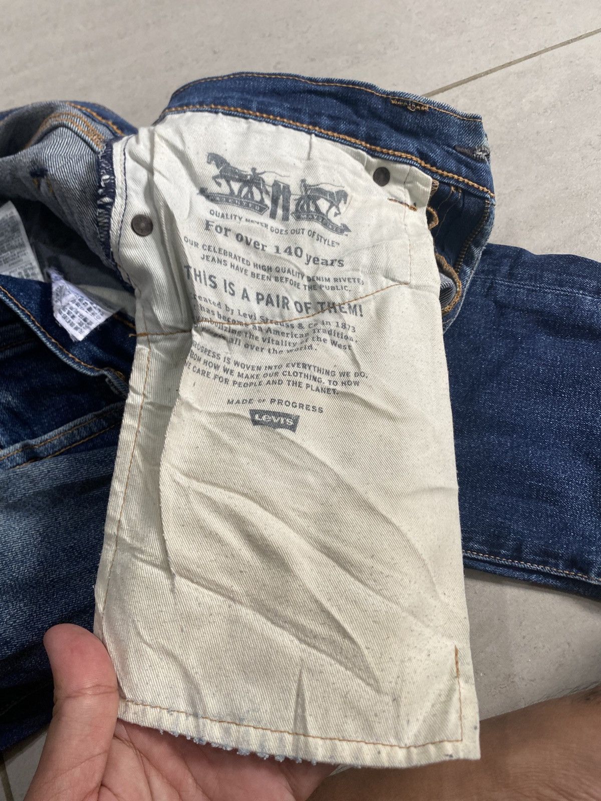 Levi's Levis Classic 505 straight cut Size US 31 - 20 Thumbnail