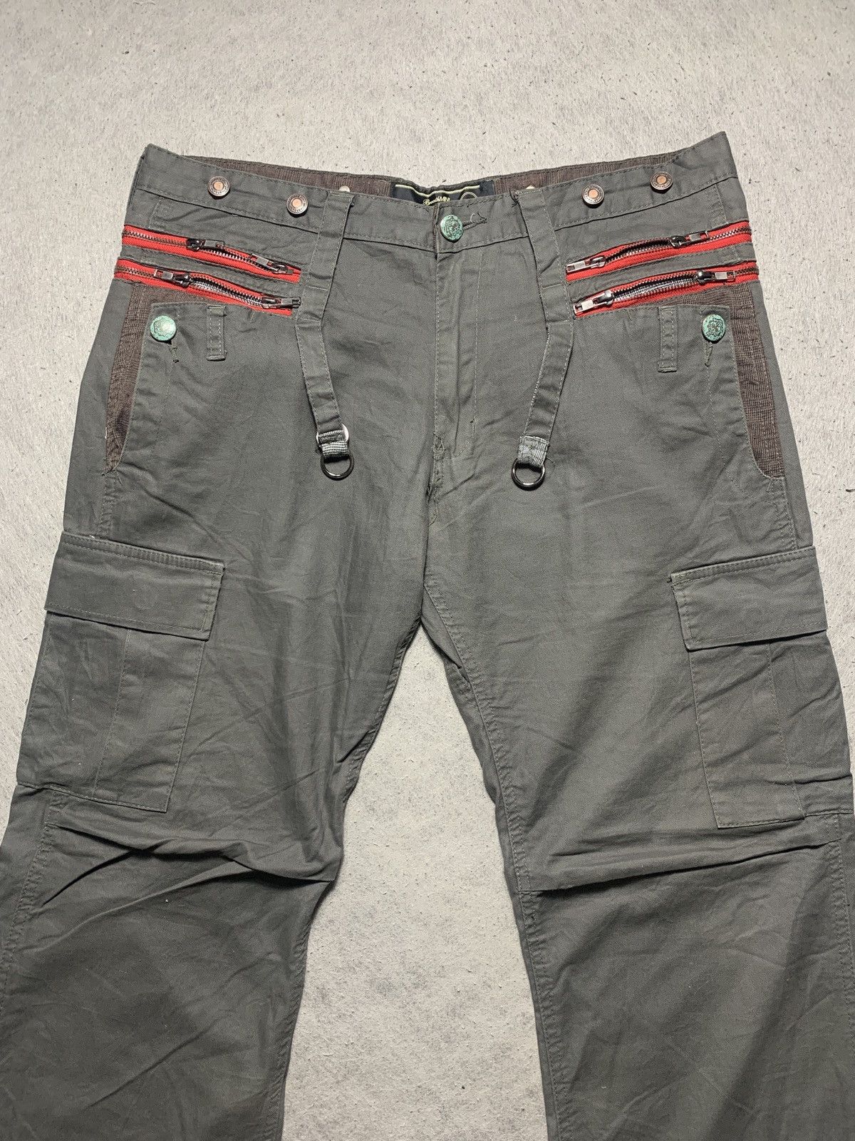 Number (N)ine Japanesene Brand BreathMint Multipocket Bondage Cargo Pant Size US 37 - 10 Thumbnail
