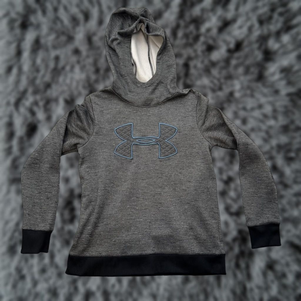 Under Armour Under Armour Hoodie Sweatshirt S Gray Pullover ColdGear Quilted Logo Loose Womens Small Football 2018 Size S / US 4 / IT 40 - 1 Thumbnail