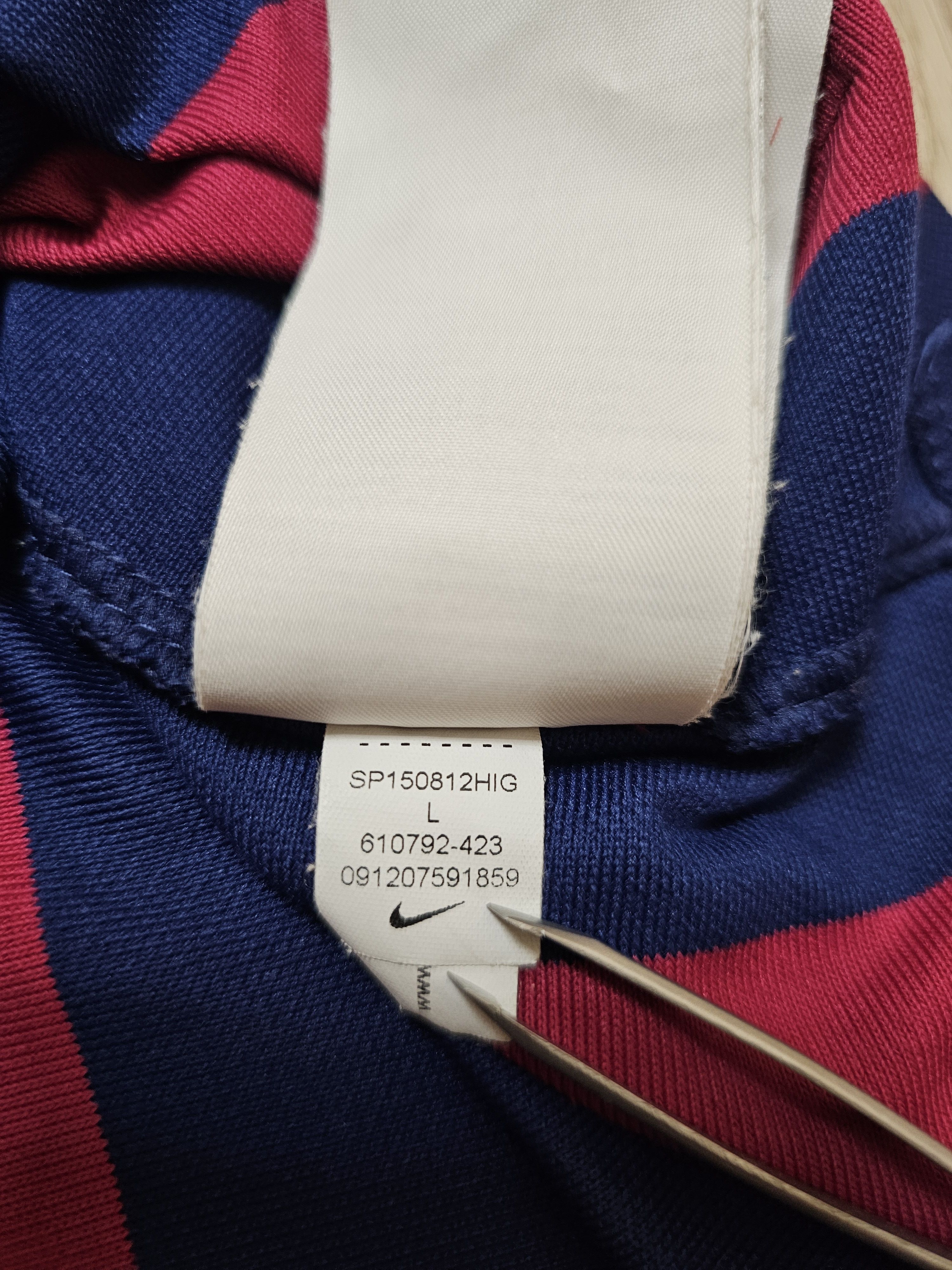 Nike BARCELONA 2014 2015 MESSI FOOTBALL SOCCER JERSEY BOYS 12-13Y Size US XXS / EU 40 - 11 Thumbnail