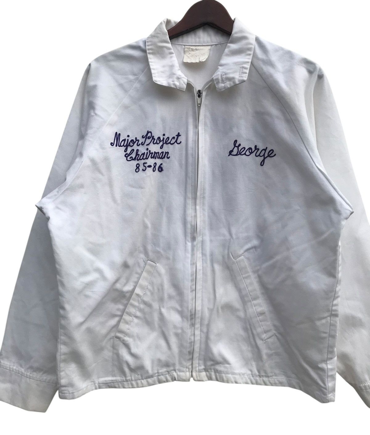 Vintage Vintage Paramount Elks Men’s 80’s Embroidery Jacket (STAINS) Size US M / EU 48-50 / 2 - 4 Thumbnail