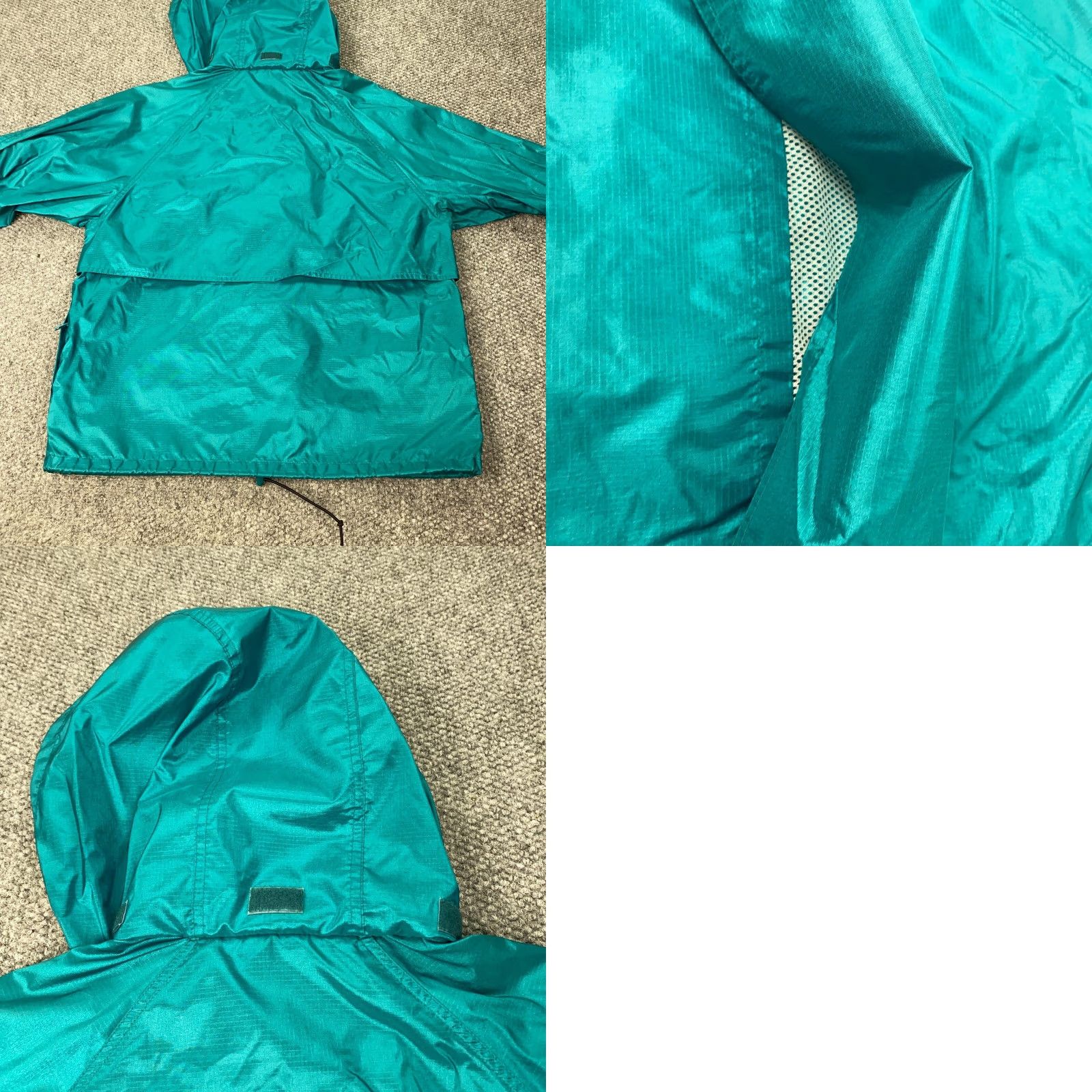 Eddie Bauer VINTAGE Eddie Bauer Jacket Mens Large Teal Windbreaker Hooded Zip Pockets 90s Outdoor All Seasons Windbreaker Regular Fit Green 2000s 90s Mens Size US L / EU 52-54 / 3 - 8 Thumbnail