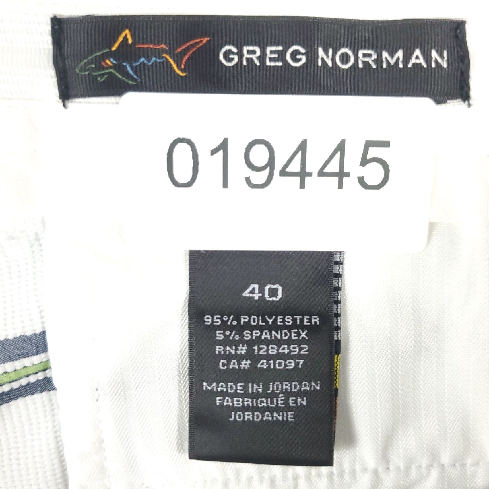 Vintage Greg Norman Shorts Adult 40 White Plaid Pleated Chinos Casual Mens Size US 40 / EU 56 - 8 Thumbnail