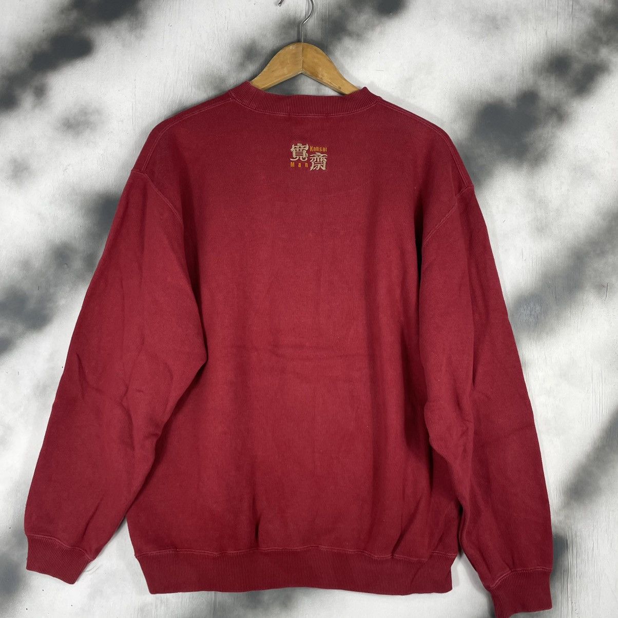 Japanese Brand × Kansai Yamamoto Vintage Kansai Yamamoto Embroided Spellout Sweatshirt Size US L / EU 52-54 / 3 - 4 Thumbnail