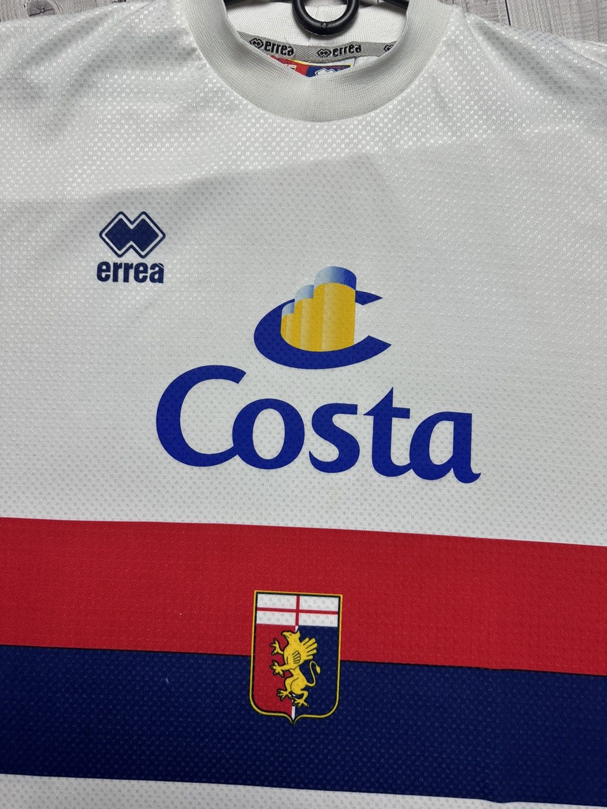 Errea × Vintage Vintage Genoa soccer jersey Errea size XL rare away Size US XL / EU 56 / 4 - 3 Thumbnail