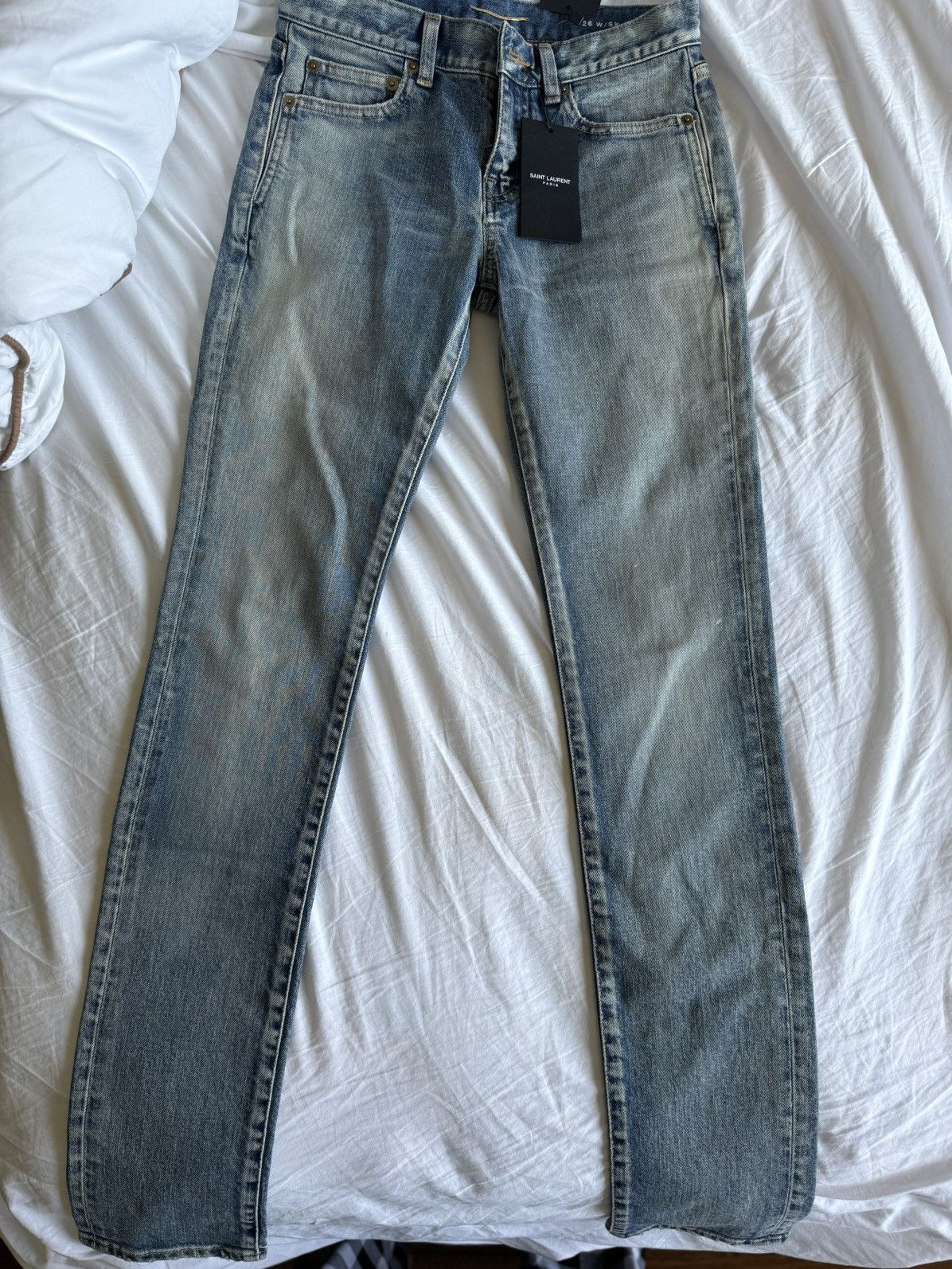 Saint Laurent Paris × Yves Saint Laurent Saint Laurent Skinny Jeans Size 24" / US 00 / IT 34 - 3 Thumbnail