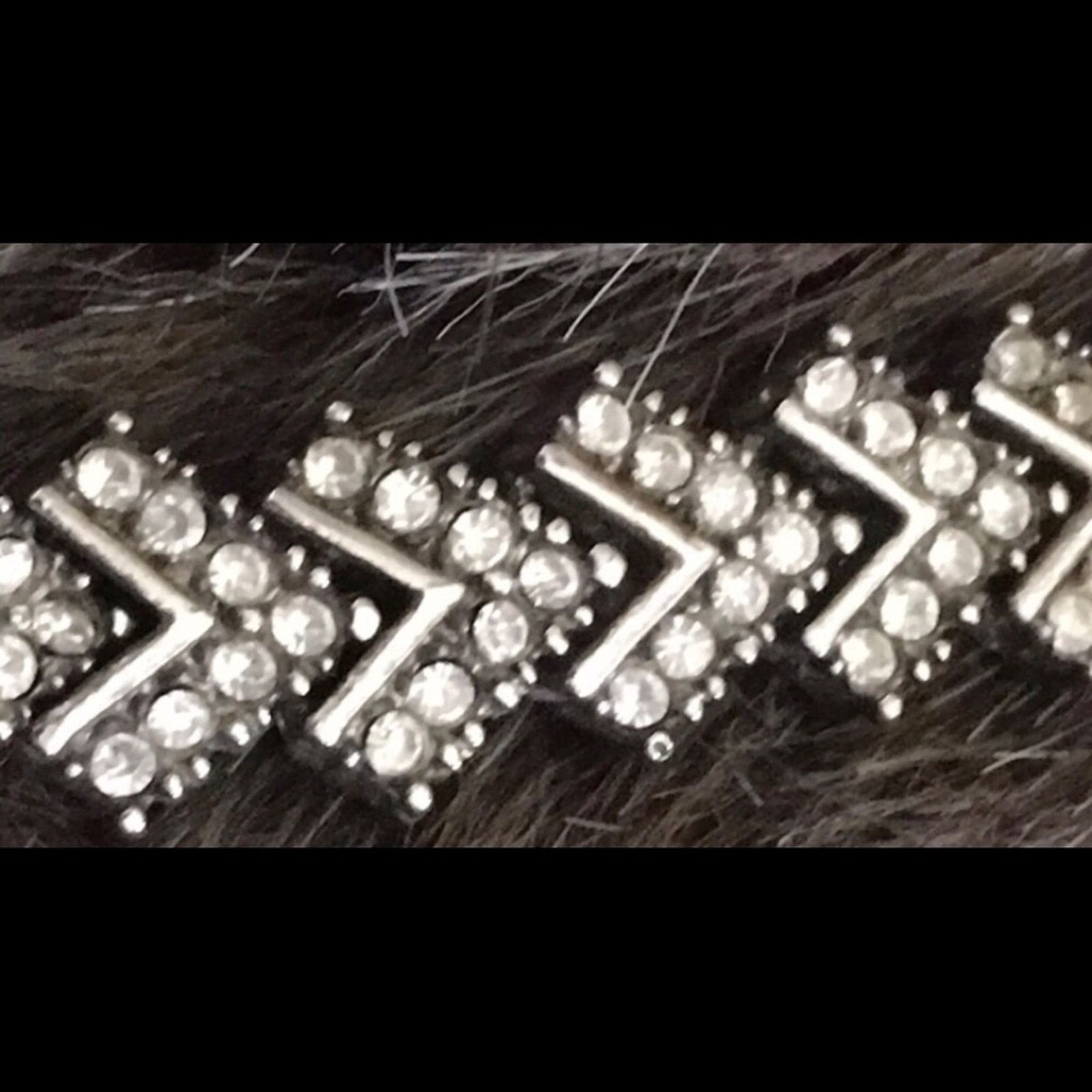 Vintage Vintage 80s Parmex rhinestone chevron link watch Size ONE SIZE - 6 Thumbnail