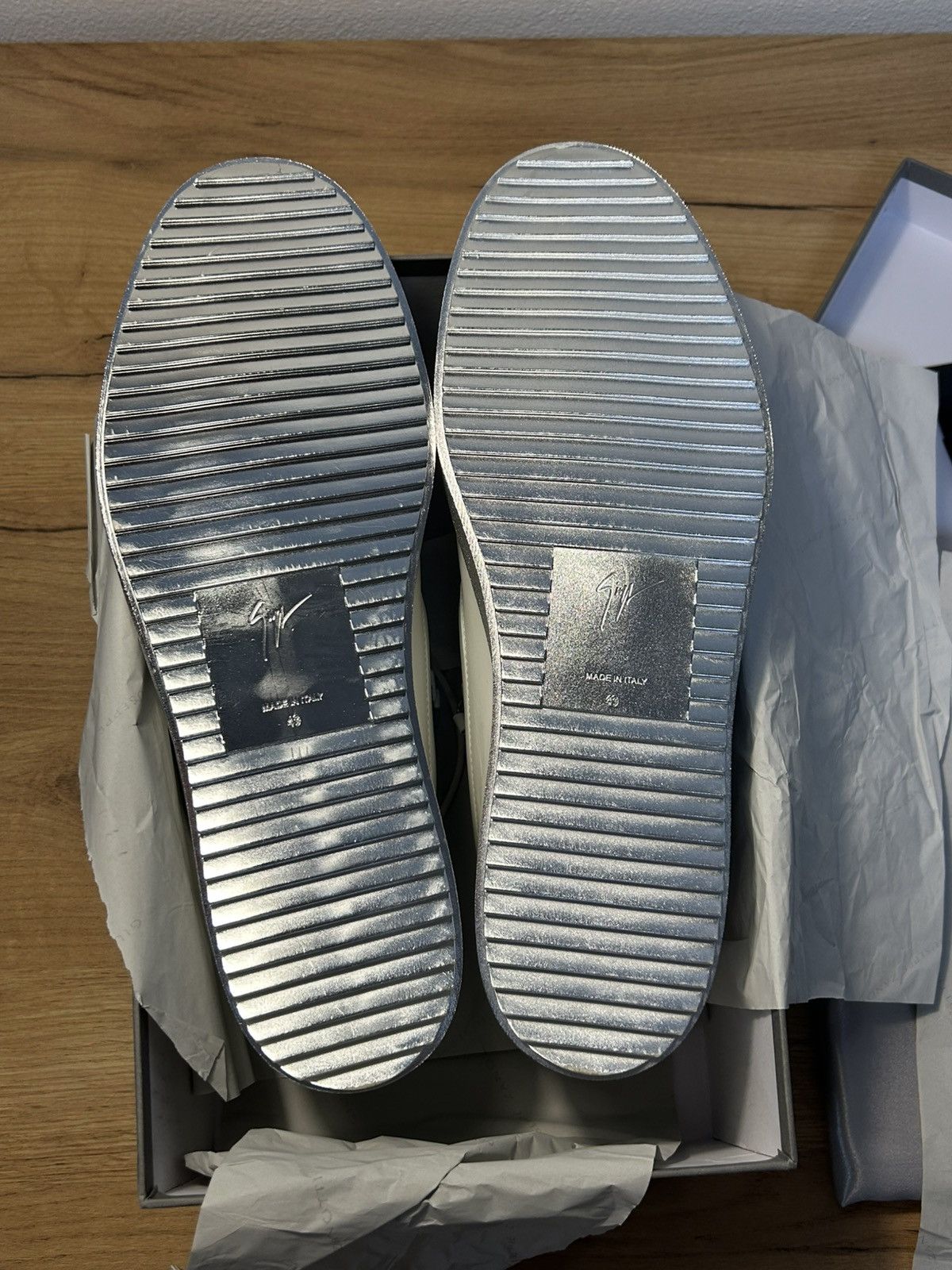 Giuseppe Zanotti Giuseppe zanotti vitello trend bianco Size US 15 / EU 48 - 6 Thumbnail