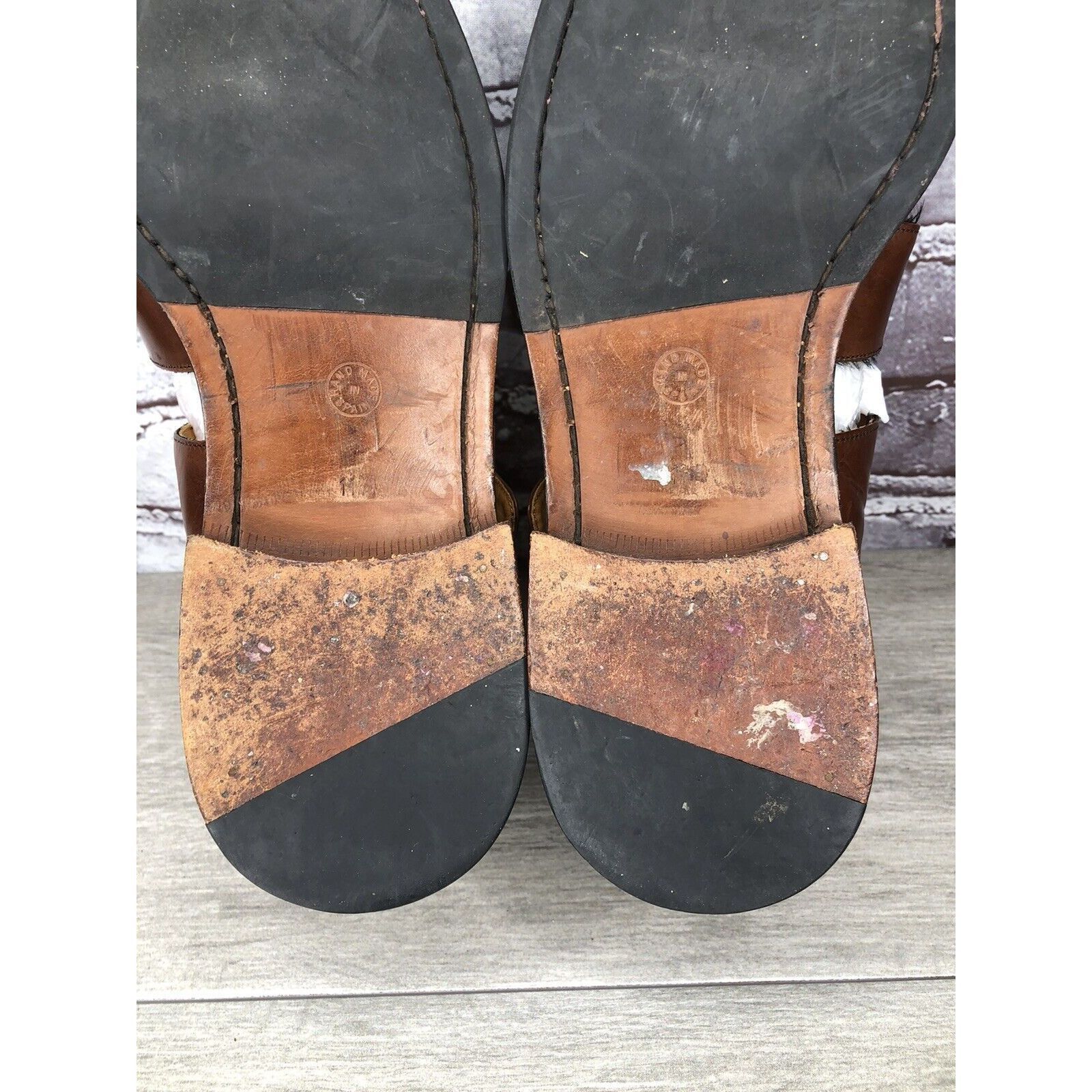 Mezlan Mezlan Diablo Brown Leather Fisherman Strap Casual Sandals M Size US 11 / EU 44 - 22 Thumbnail