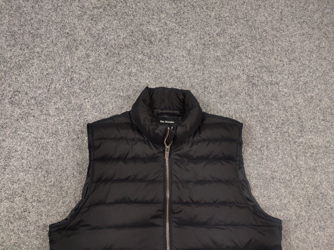 The Kooples The Kooples Design Men's black quilted vest Zip Jacket Size US S / EU 44-46 / 1 - 3 Thumbnail