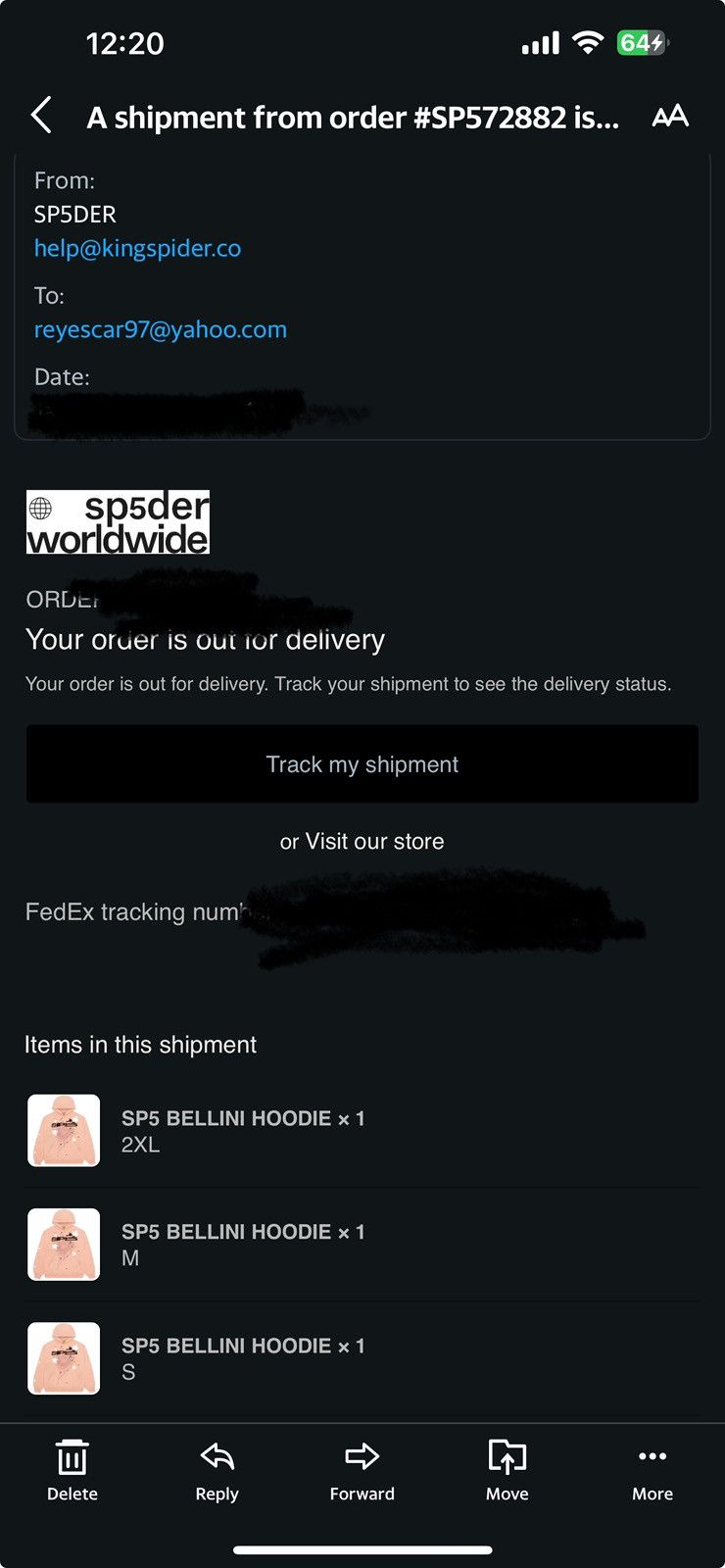 Sp5der × Young Thug Sp5der Spiderworldwide SP5 Bellini hoodie Peach Size US XXL / EU 58 / 5 - 3 Thumbnail