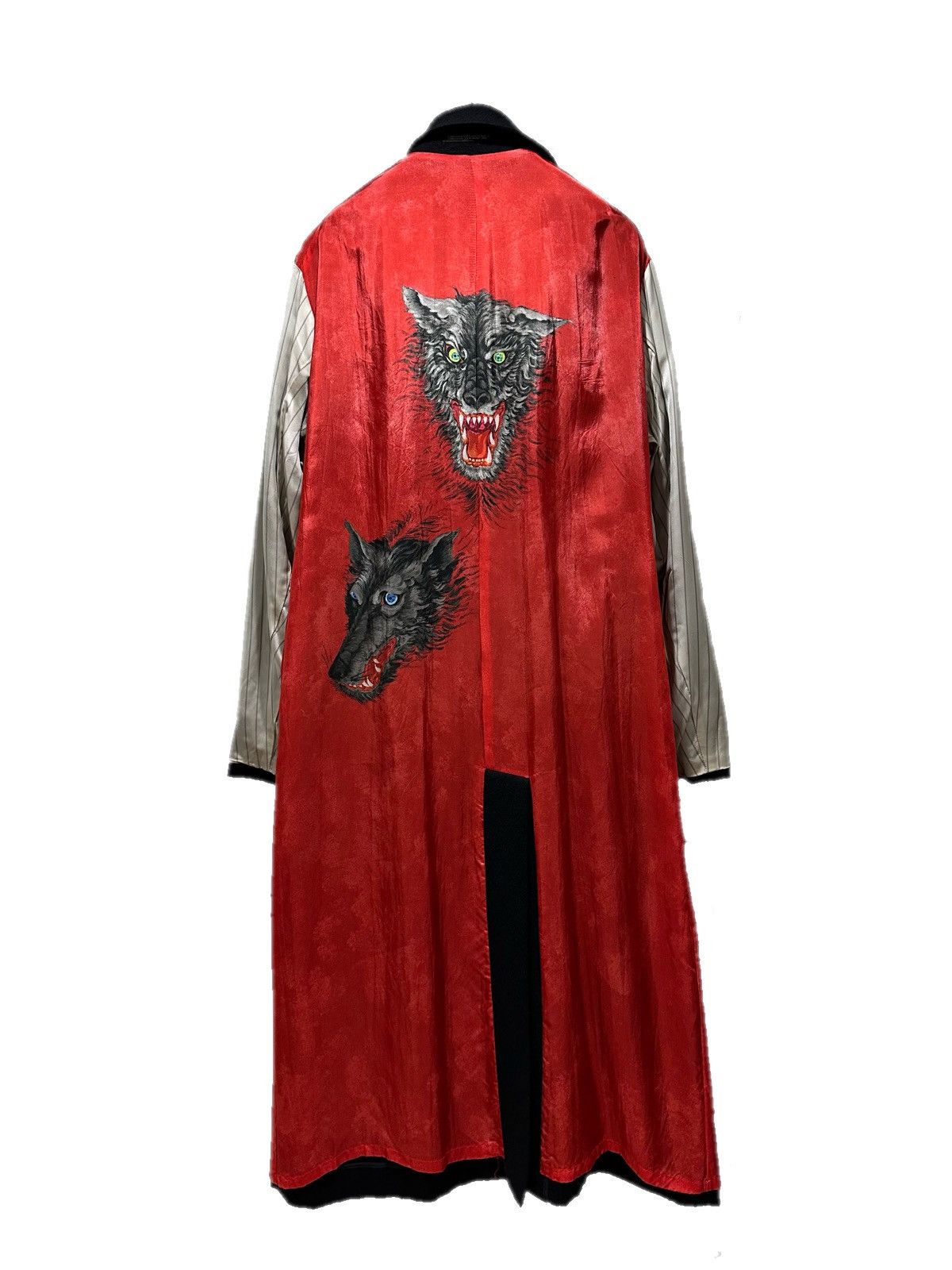 image of Yohji Yamamoto x YS For Men Yamamoto Archive Aw2009 Cerberus Reversible Long Coat Fw09 Aw09 in Blac
