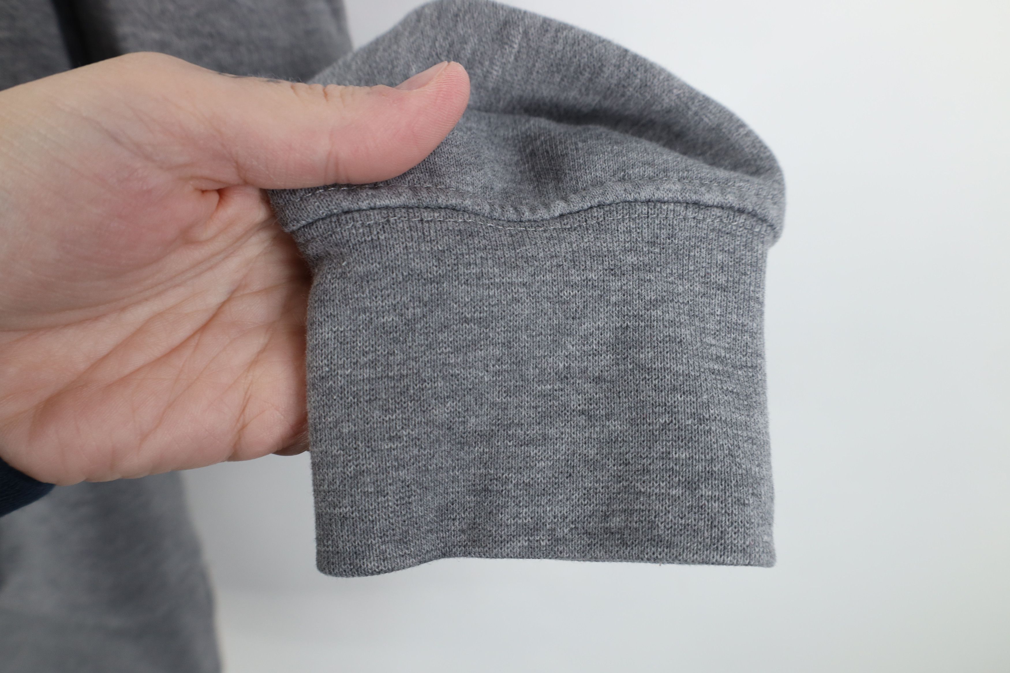 Vintage Vintage 90s Notre Dame University Hoodie Sweatshirt Gray Size US L / EU 52-54 / 3 - 8 Thumbnail
