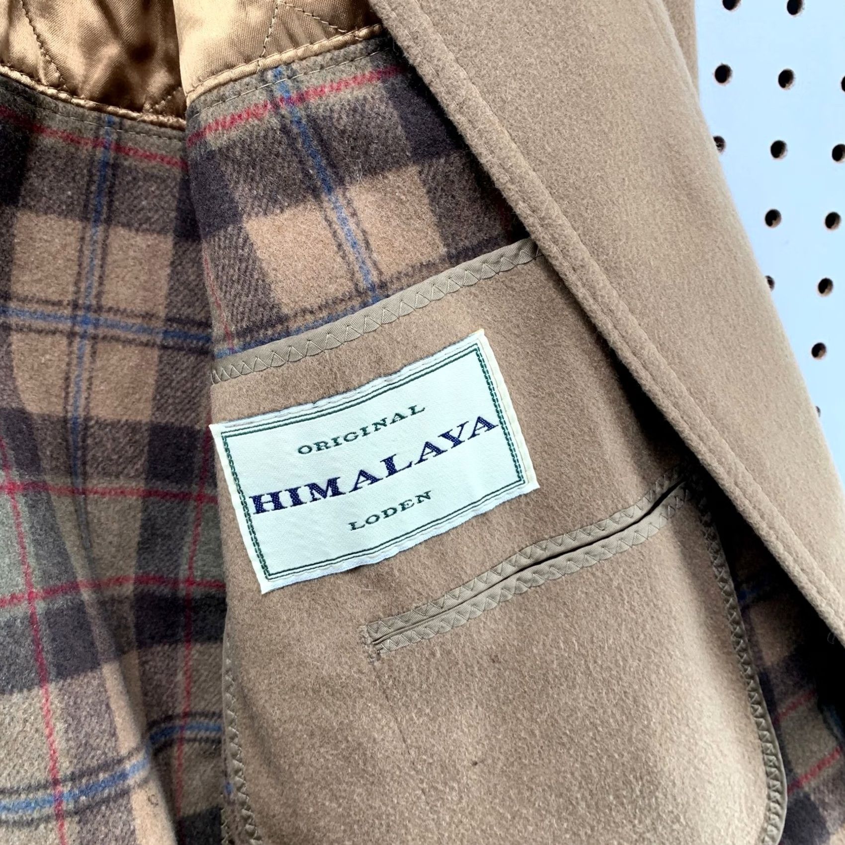 Vintage VINTAGE Steinbock Wool Overcoat Mens 36 Brown Plaid Liner Wool Lining Coat Long Buttoned Casual Business Mens Size US XXS / EU 40 - 3 Thumbnail