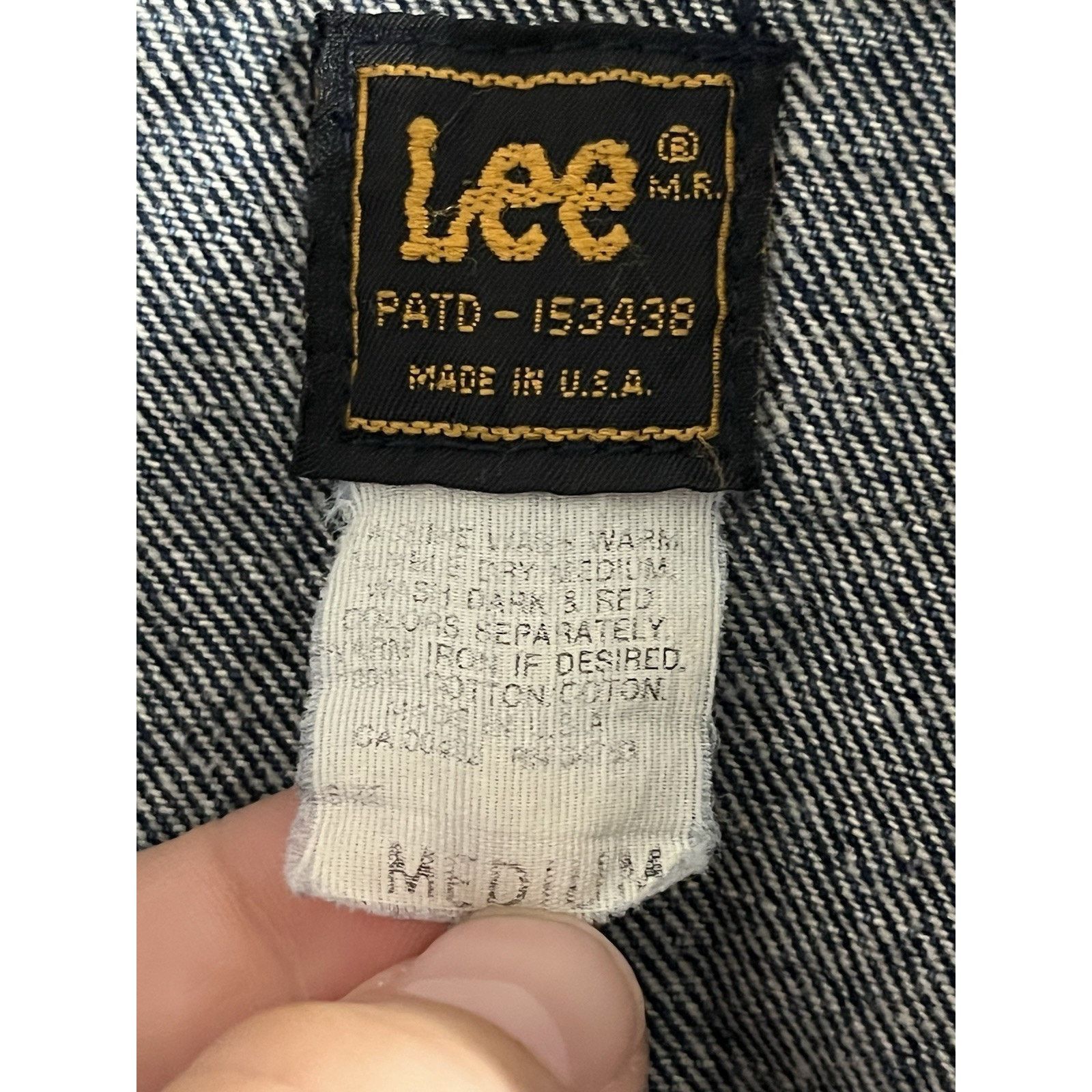 Lee Vtg Lee Riders Women's Denim Jacket Sz M Trucker Made in USA Size M / US 6-8 / IT 42-44 - 4 Thumbnail