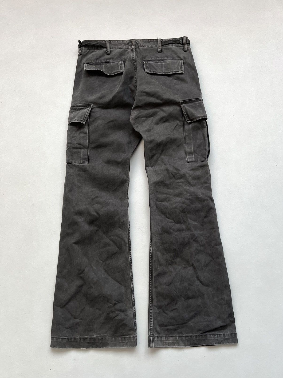 Attachment 🔥Attachment Kazuyuki Kumagai Heavy Twill Canvas Flared Pants Size US 30 / EU 46 - 11 Thumbnail