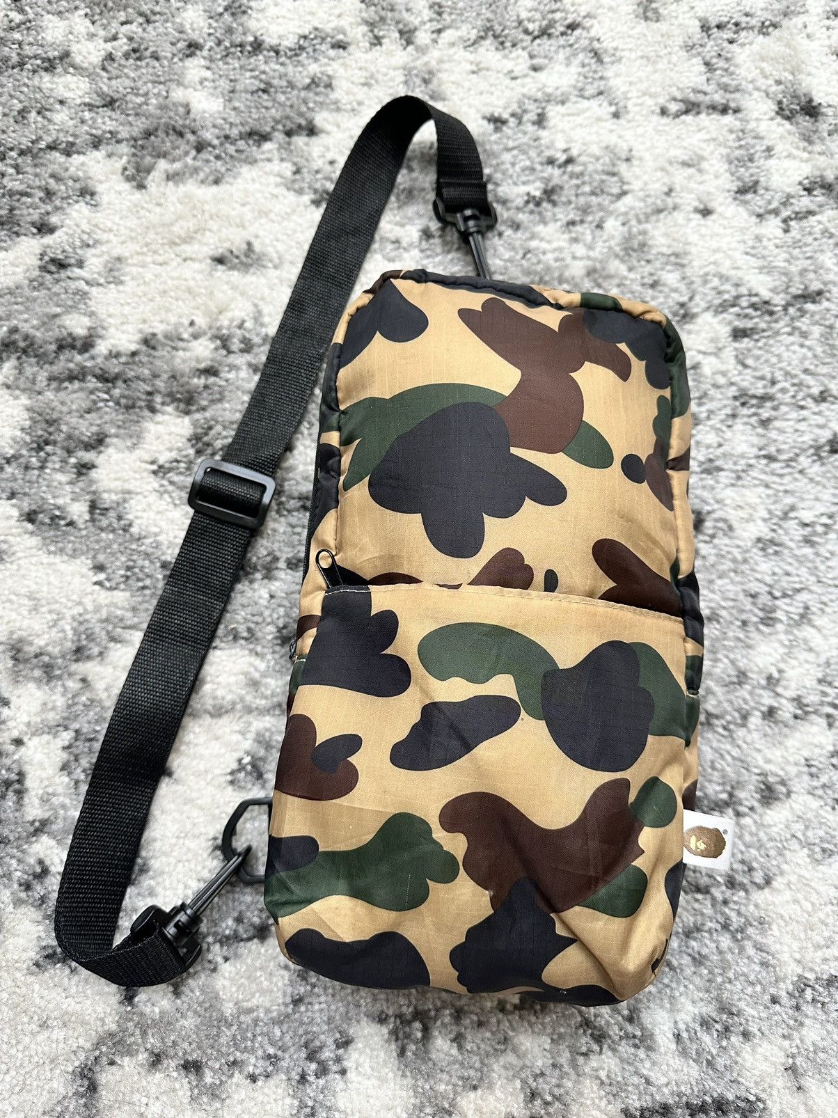 image of Bape Camo Sling Bag, Men's