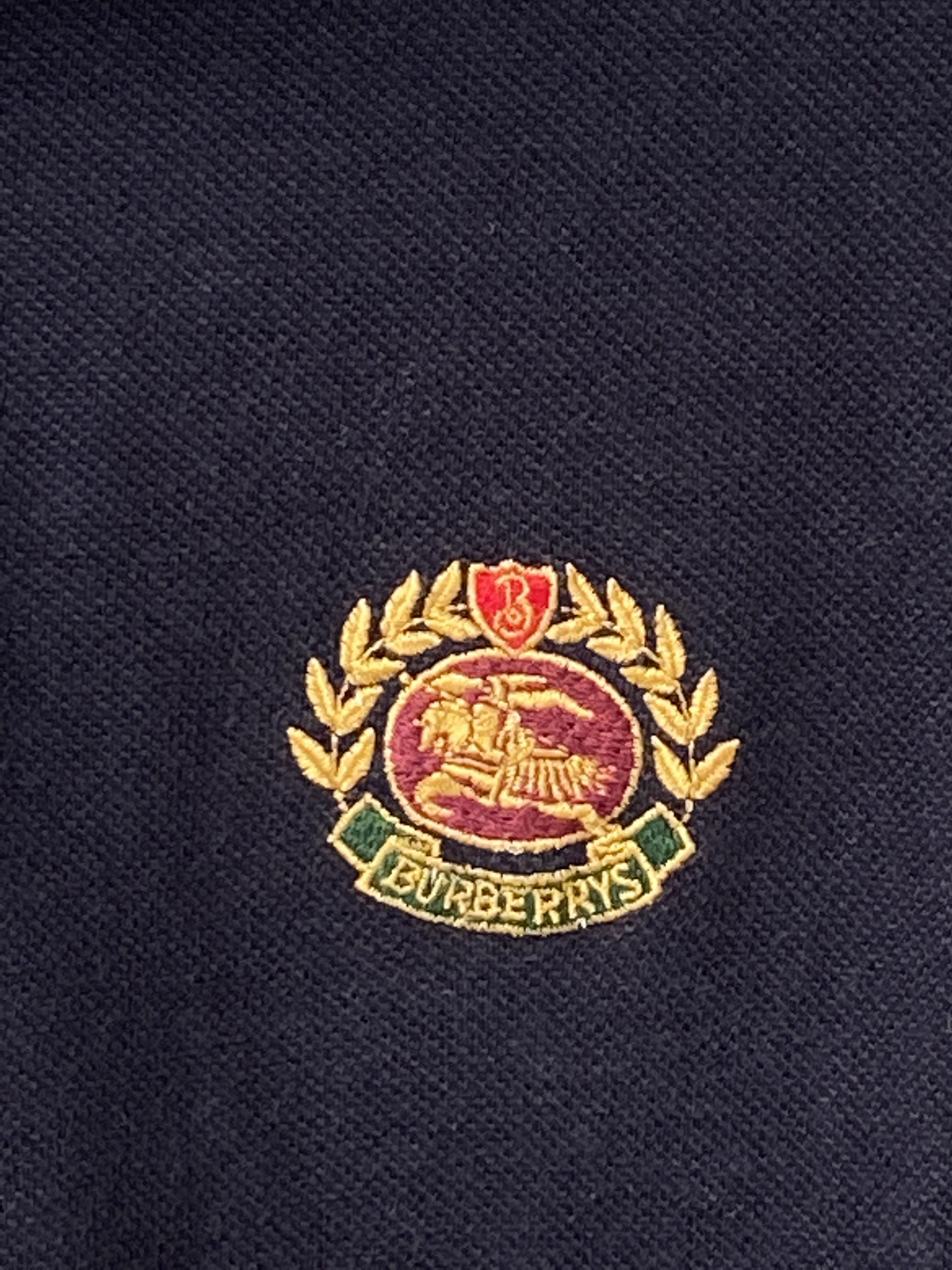 Burberry Vintage Burberrys Polo Size US M / EU 48-50 / 2 - 2 Thumbnail
