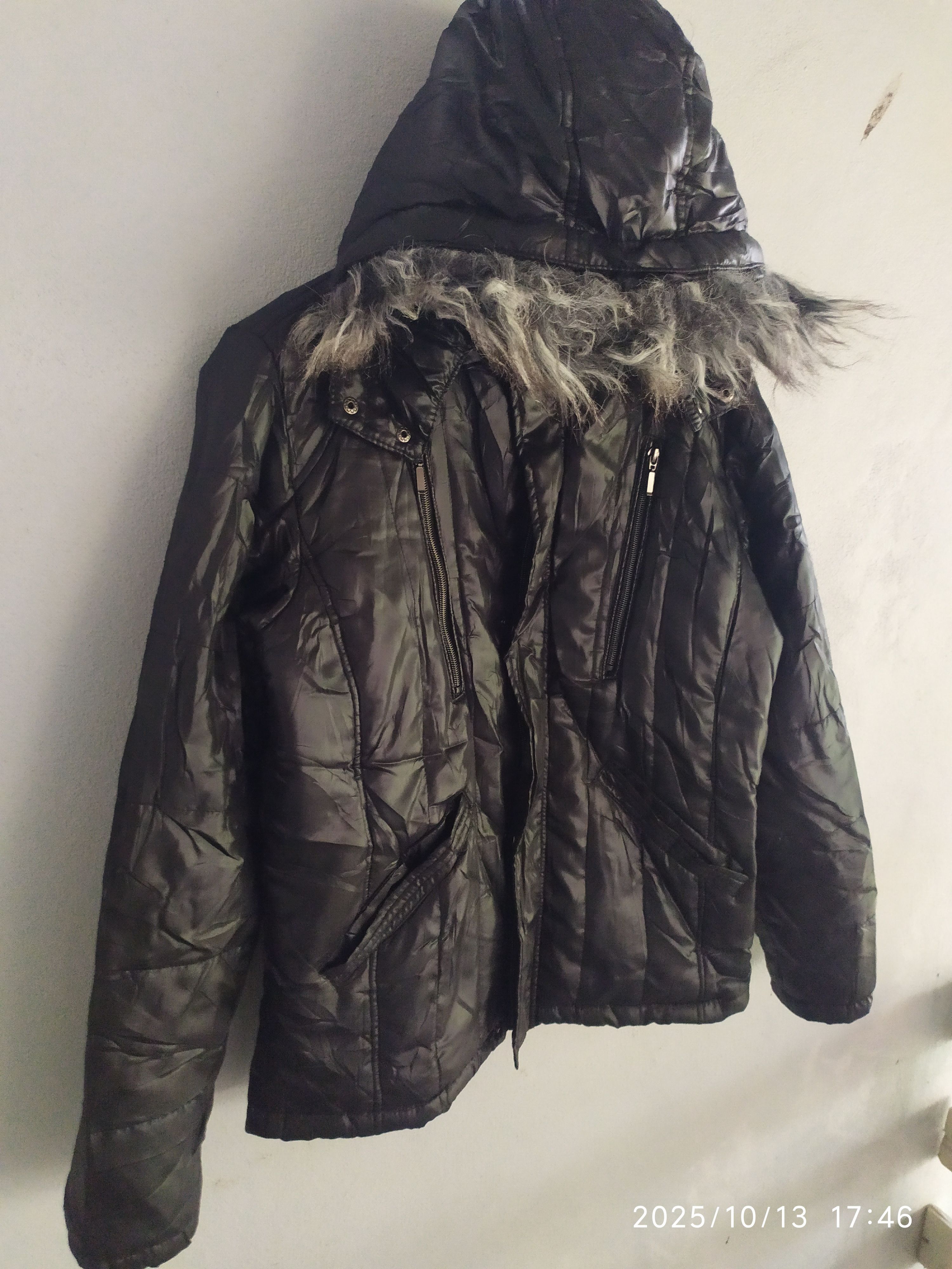 If Six Was Nine 2000s Roushatte Fur Puffer Hoodie Jacket Size US M / EU 48-50 / 2 - 3 Thumbnail