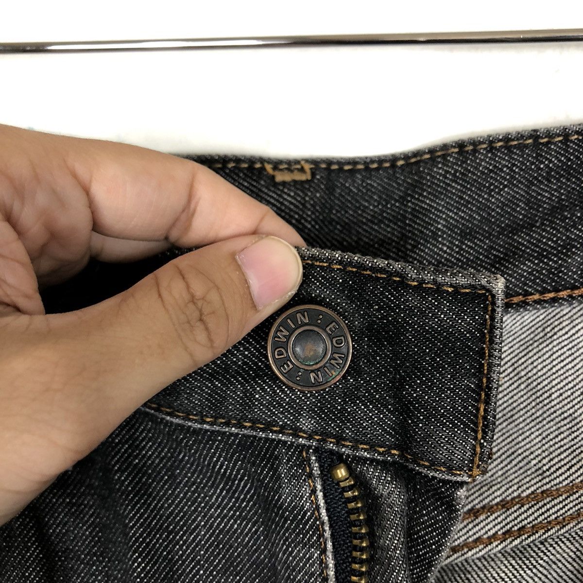 Japanese Brand 🔥VINTAGE EDWIN 503 REGULAR STRAIGHT CUT DENIM JEANS JAPAN Size US 27 - 12 Thumbnail