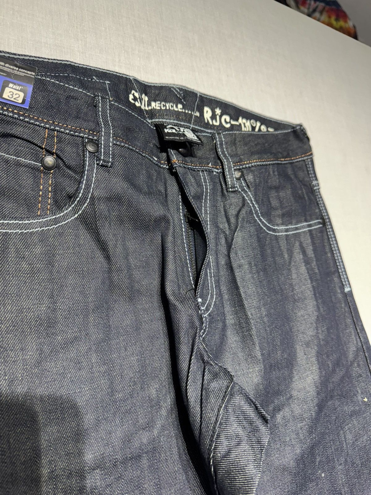 Japanese Brand KORSE BNWT DRAGON EMBROIDERY JAPANESE JEANS🐉(006) Size US 32 / EU 48 - 7 Thumbnail