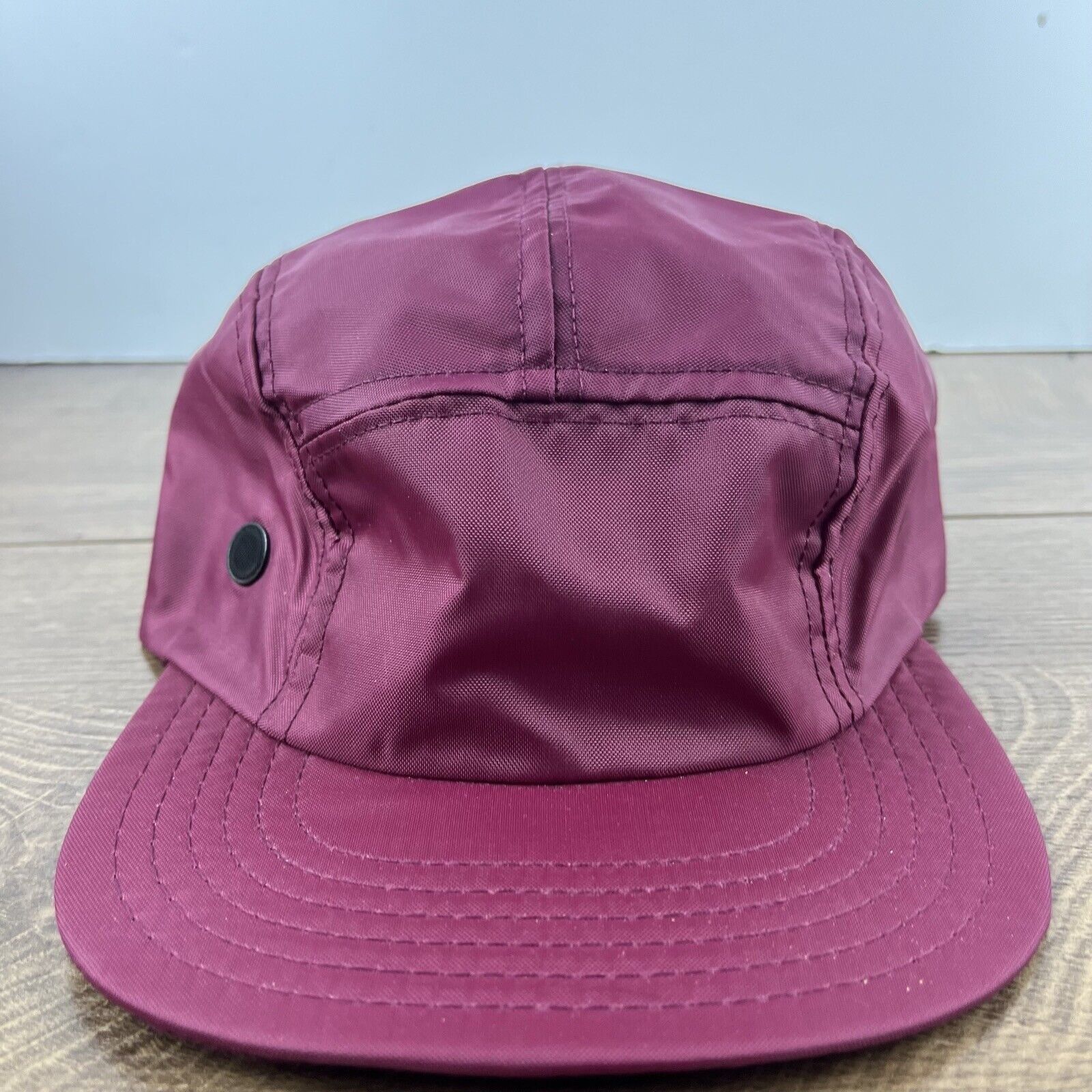 Other Maroon Red Running Hat Athletic Cap Red Adjustable Hat Red A Size ONE SIZE - 5 Thumbnail