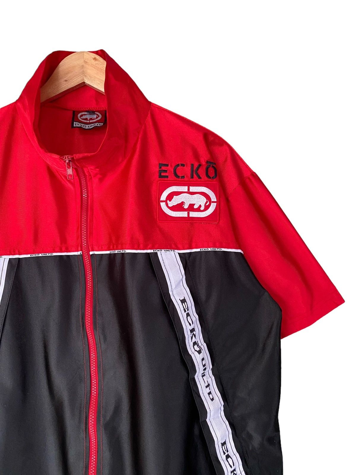Ecko Unltd. 90s Ecko Unltd Zipper Jersey Shirt Size US L / EU 52-54 / 3 - 7 Thumbnail