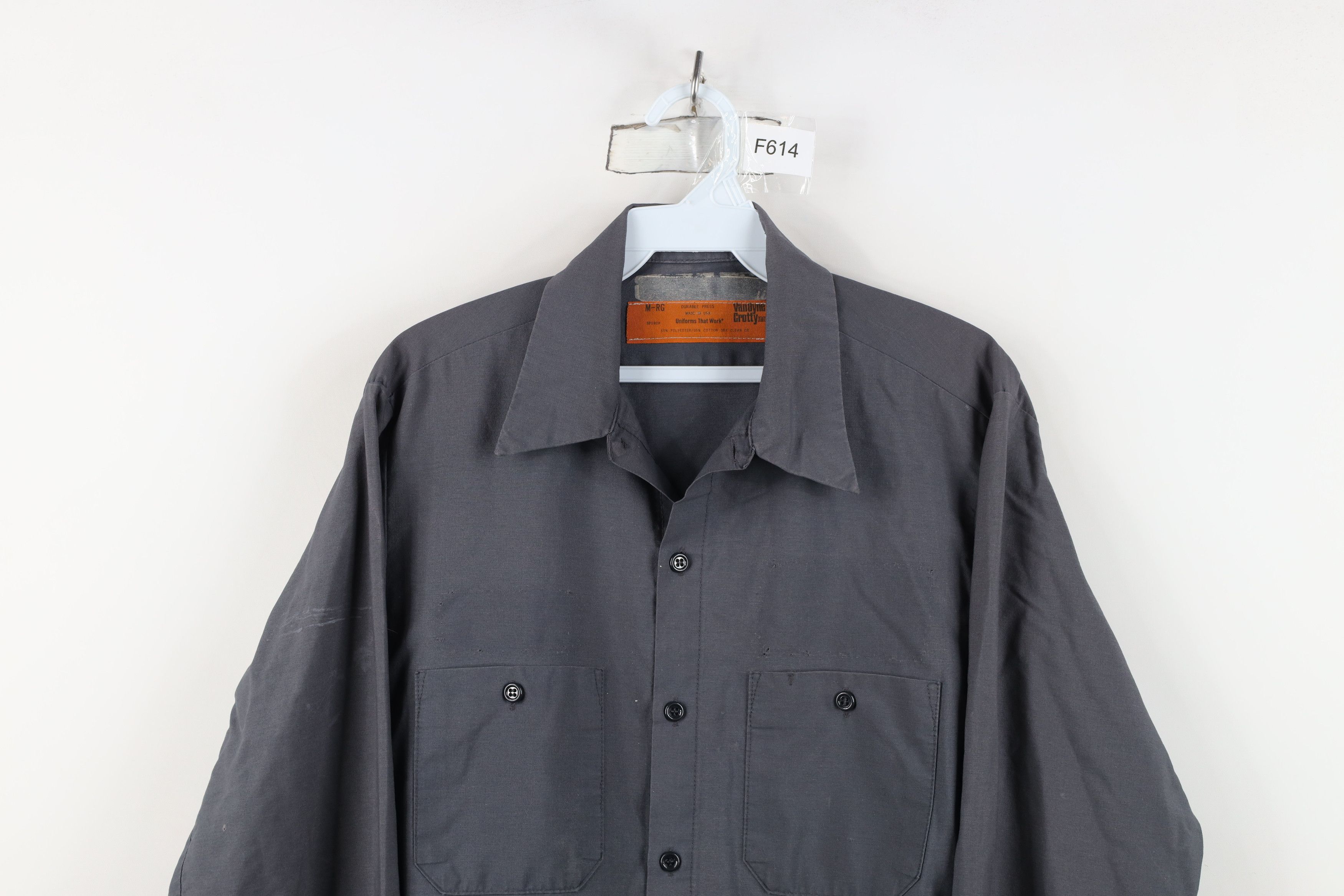 Vintage Vintage 90s Streetwear Workwear Mechanic Button Shirt USA Size US M / EU 48-50 / 2 - 2 Thumbnail