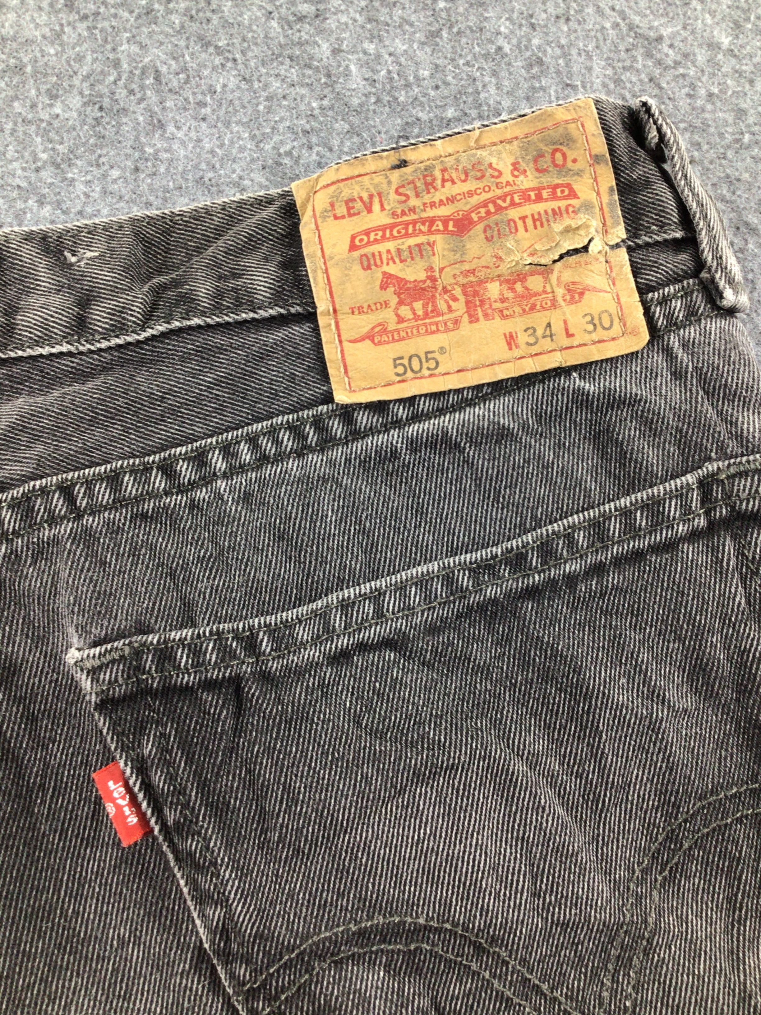 Levi's Vintage Levis 505 Jeans-J576 Size US 35 - 5 Thumbnail