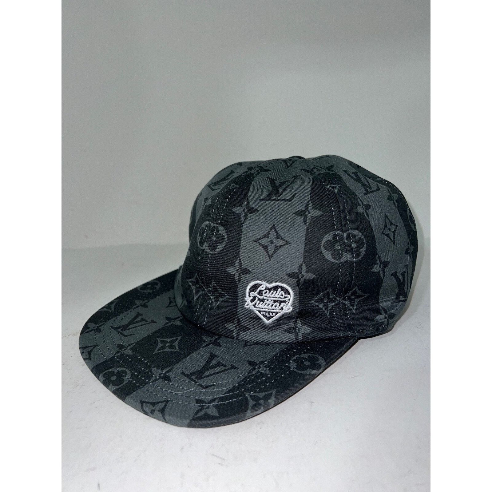 Louis Vuitton Louis Vuitton Nigo Stripe Logo Sun Cap Baseball Hat 58cm M Size ONE SIZE - 3 Thumbnail