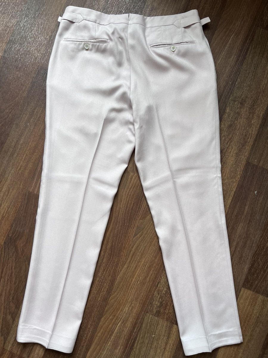 Tom Ford 3K silk/rayon single-pleat trousers, IT52, worn x 4 Size US 36 / EU 52 - 5 Thumbnail