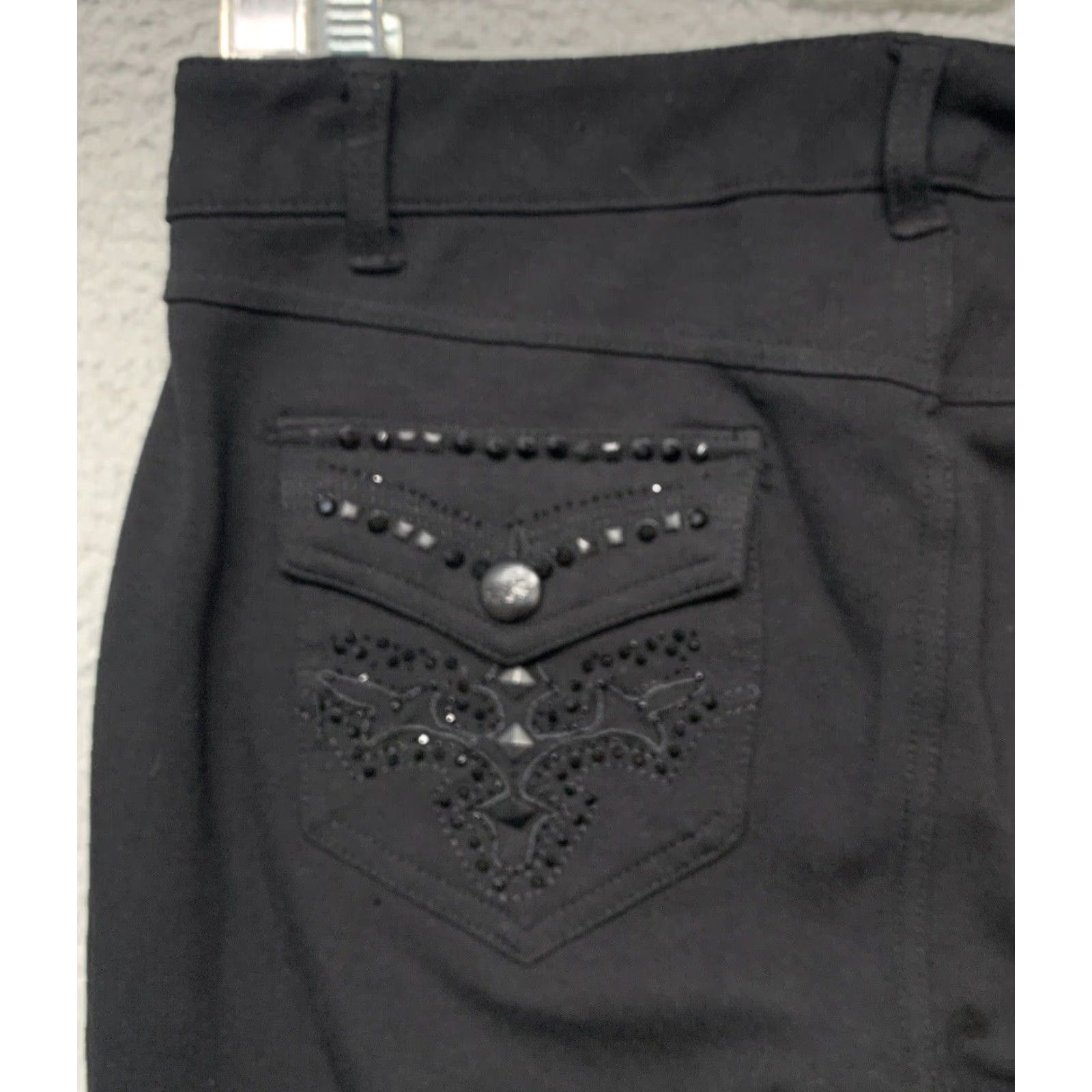 Vintage One 5 One Mid-Rise Black Dress Pants/Leggings Women's Size 8 Skinny 2 Pockets Size 30" / US 8 / IT 44 - 7 Thumbnail