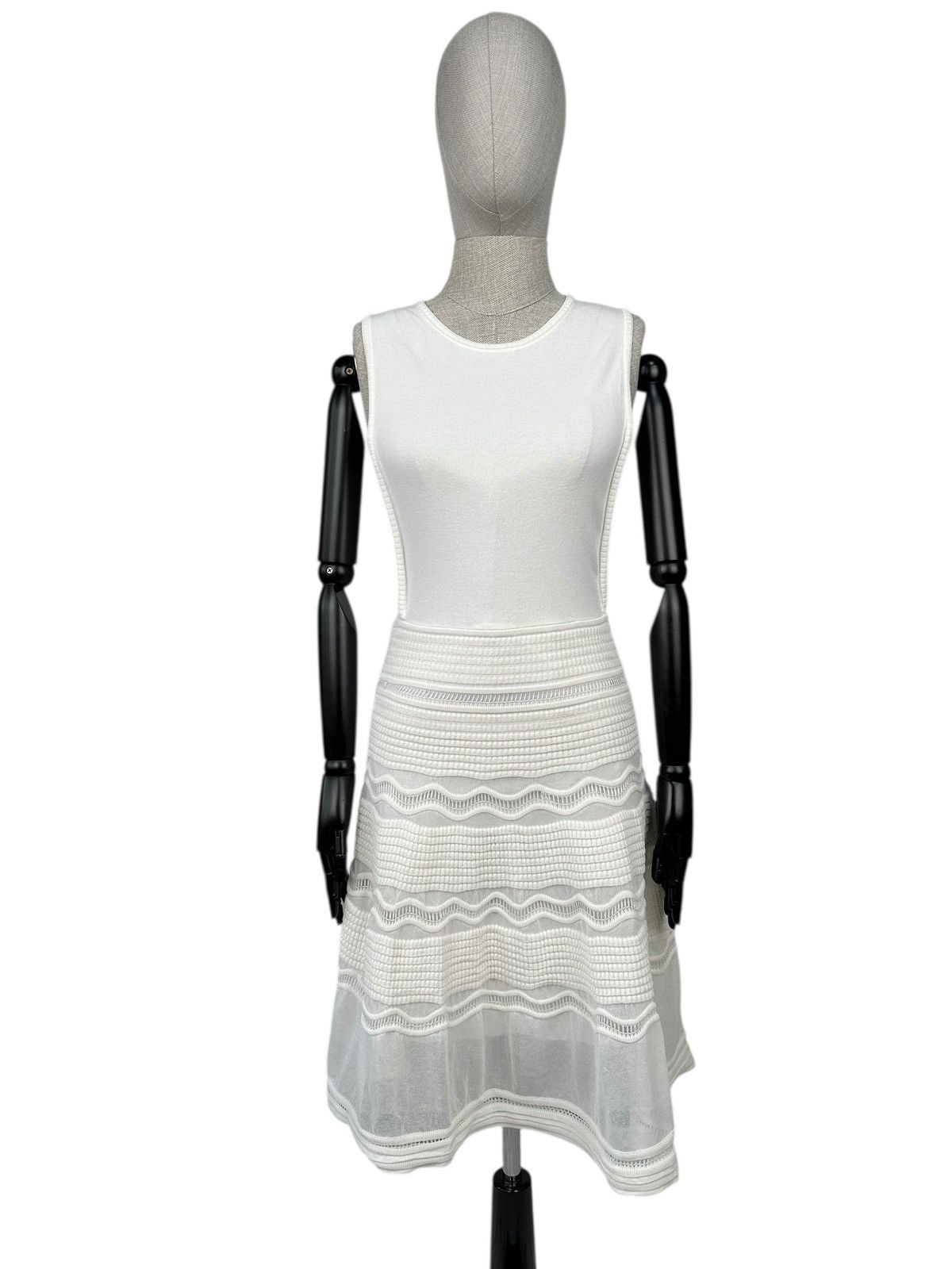 Missoni MISSONI White Jersey A-Line Mini Dress size 42 Women’s Size M / US 6-8 / IT 42-44 - 1 Thumbnail